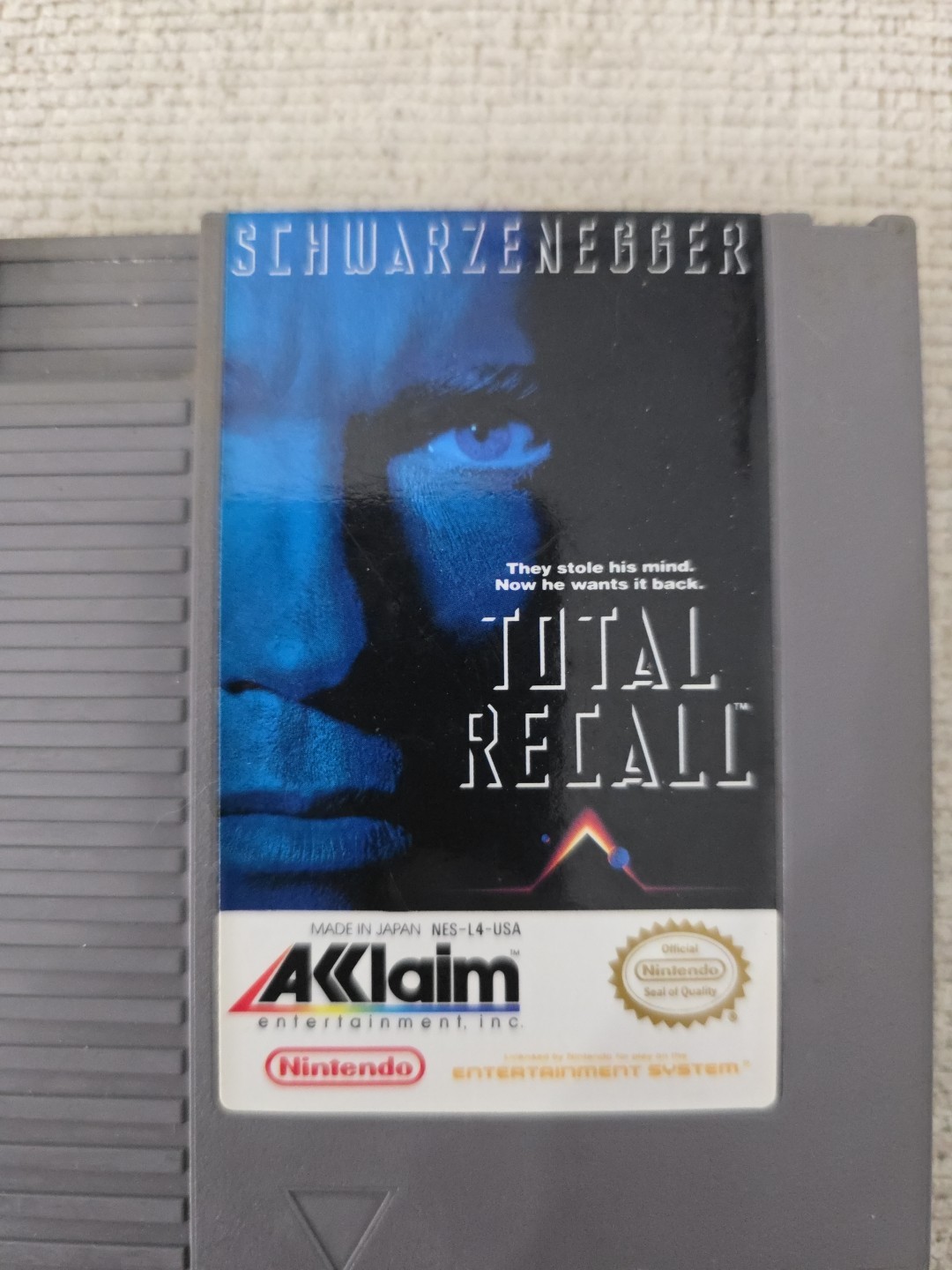 Total Recall (Nintendo NES, 1990) Authentic. GREAT LABELS!! Authentic