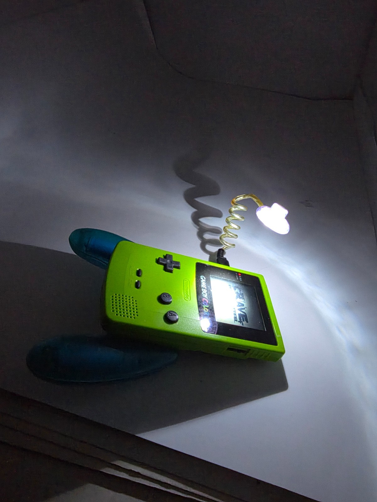 NEW Very Bright LED Wormlight Worm Light for Game boy Color GBC PURPLE/YELLOW