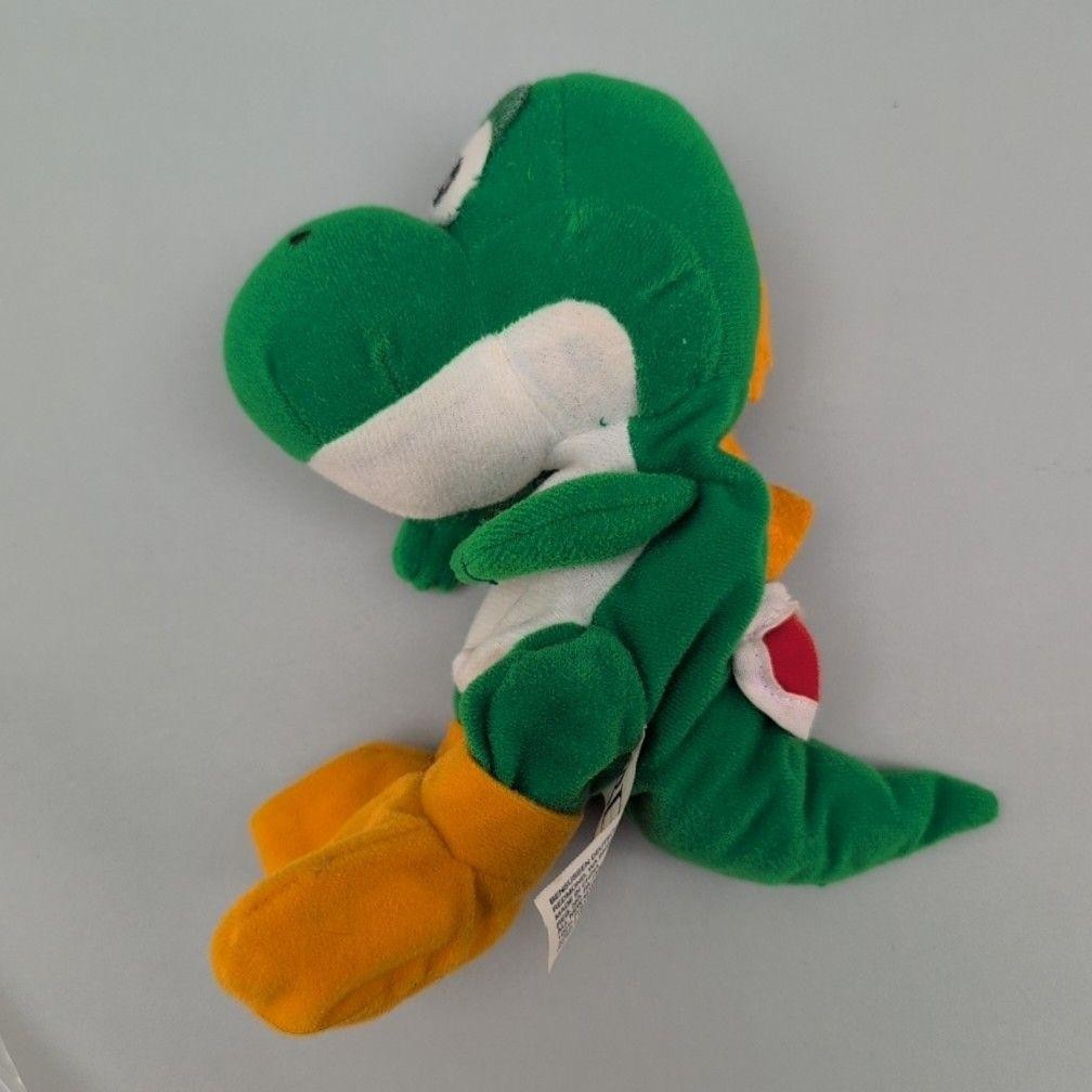1997 Yoshi Green Plush Doll BD&A Super Mario Stuffed Toy Nintendo Collectible