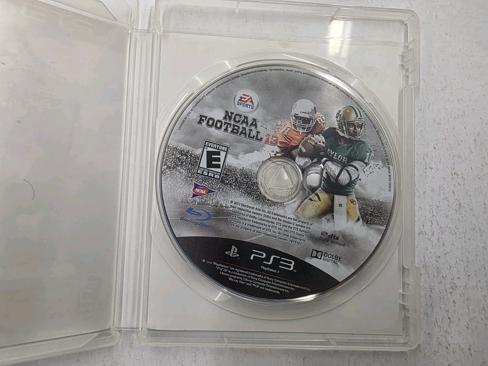 NCAA Football 13 PS3 PlayStation 3 NO manual Free Fast Shipping