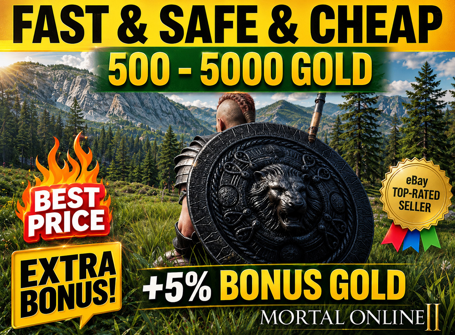 Mortal Online 2 Gold Coins 🎁+5% Bonus🎁 Fast Delivery & Cheap gold MO2 Mo 2