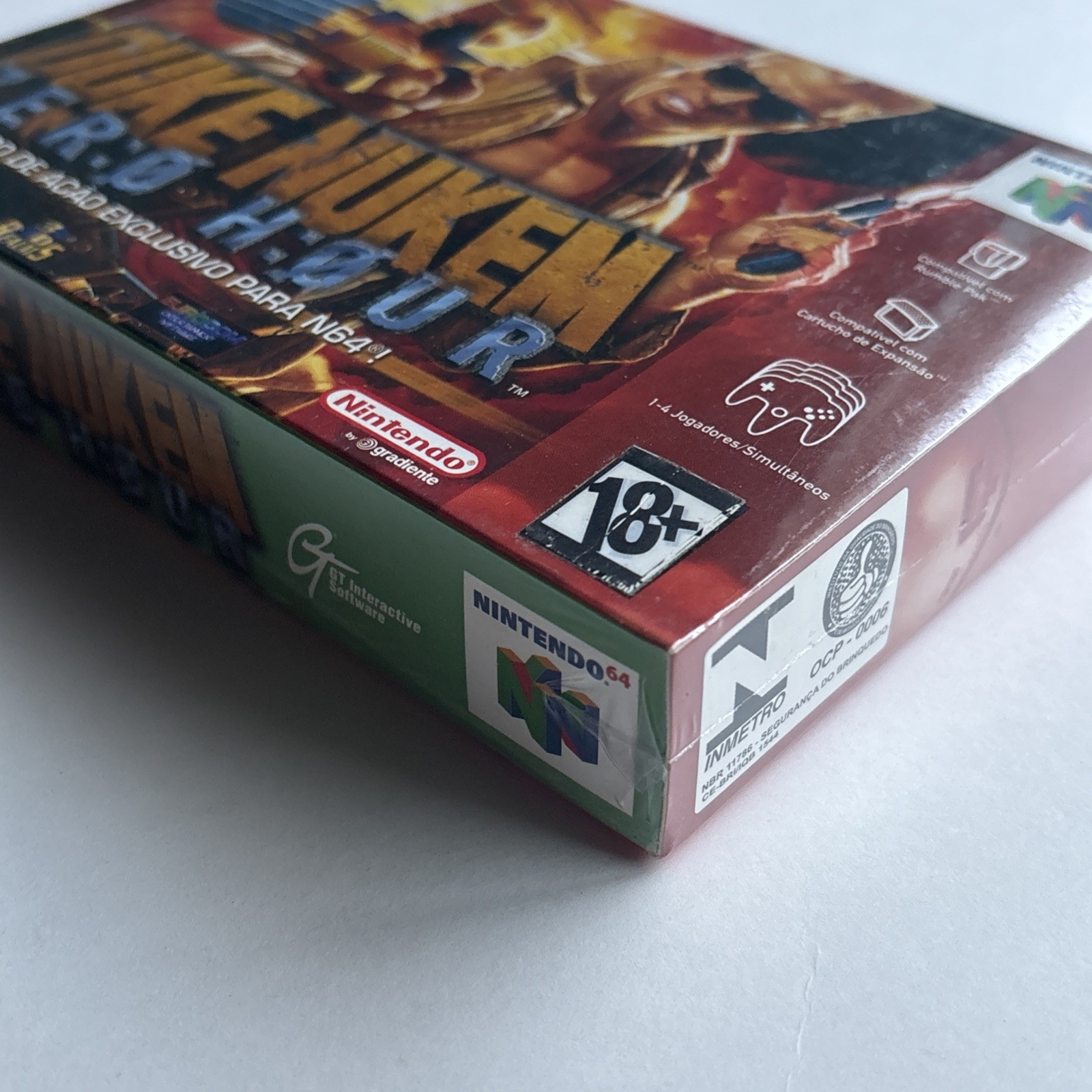 New Duke Nukem: Zero Hour Nintendo 64 N64 Gradient Brazil Import Sealed NES Rare