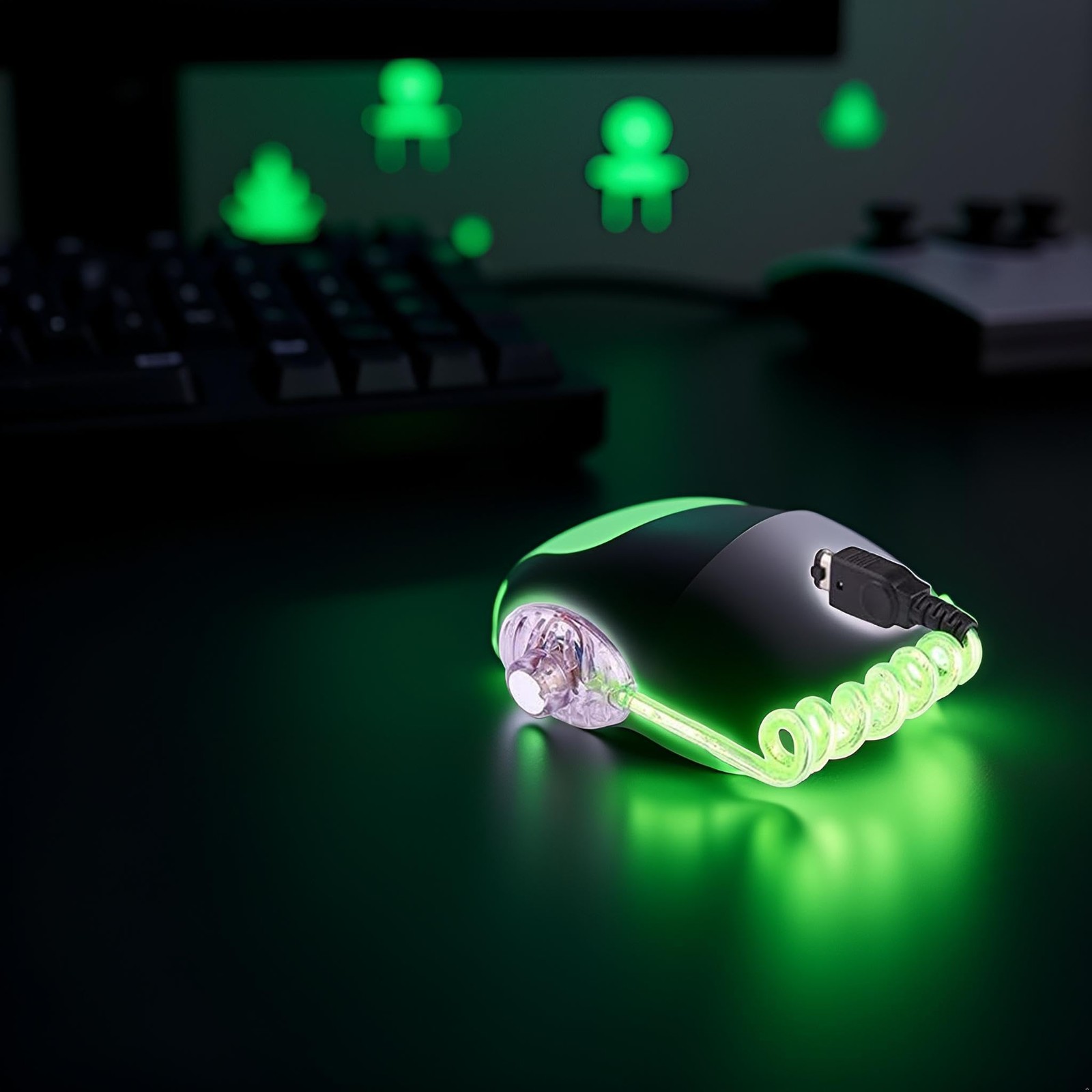 Green Flexible LED Night Worm Light for Game Boy Color Pocket GBC GBP…