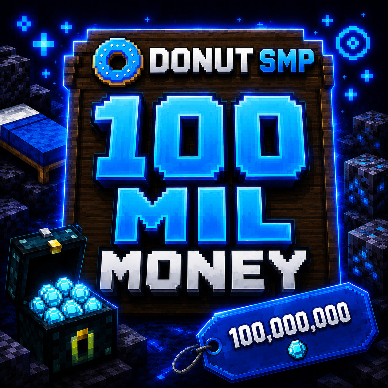 100 MIL Money On Donut SMP
