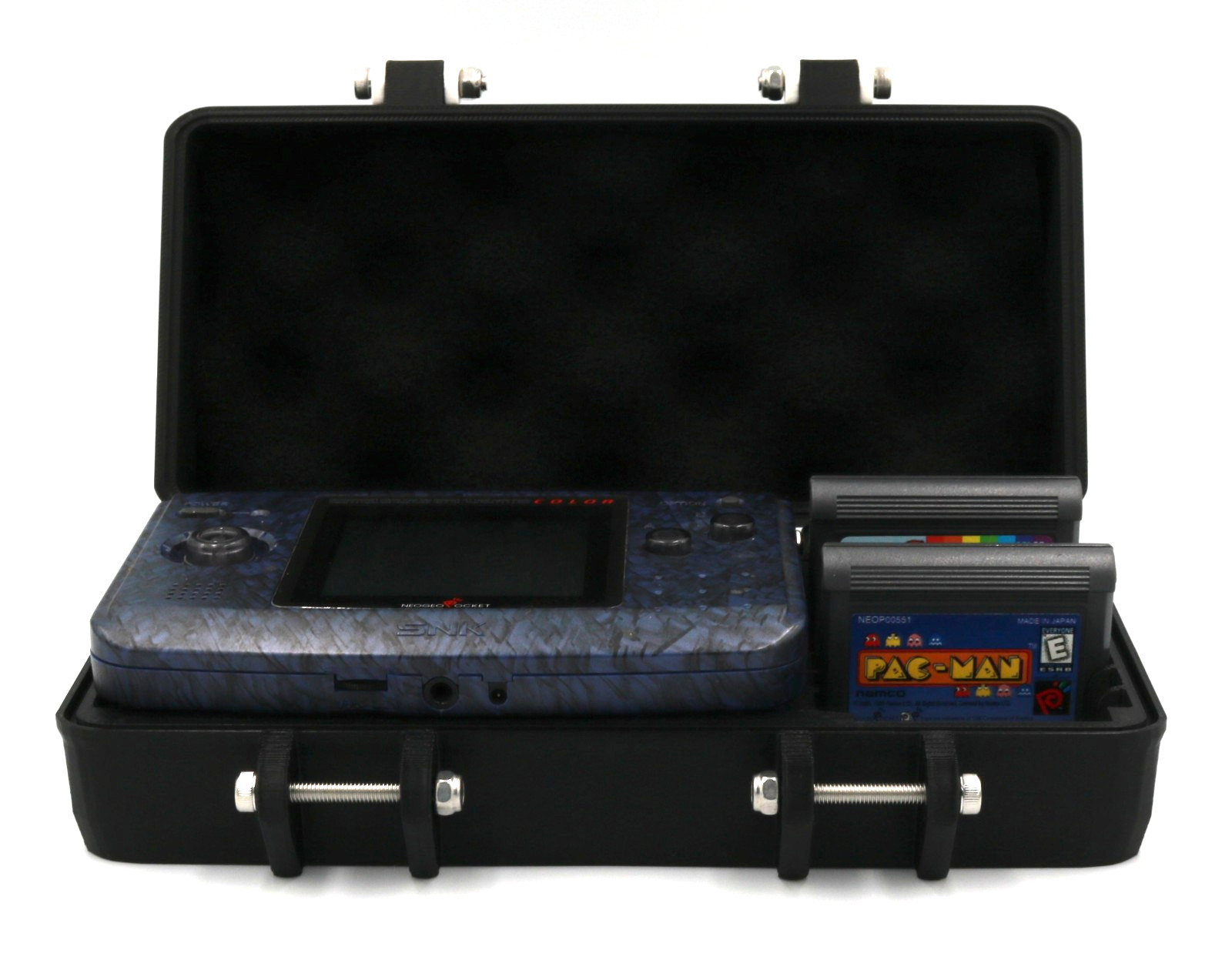 Neo Geo Pocket Color Compatible Protective Carrying Case – Holds 7 + 1 Games