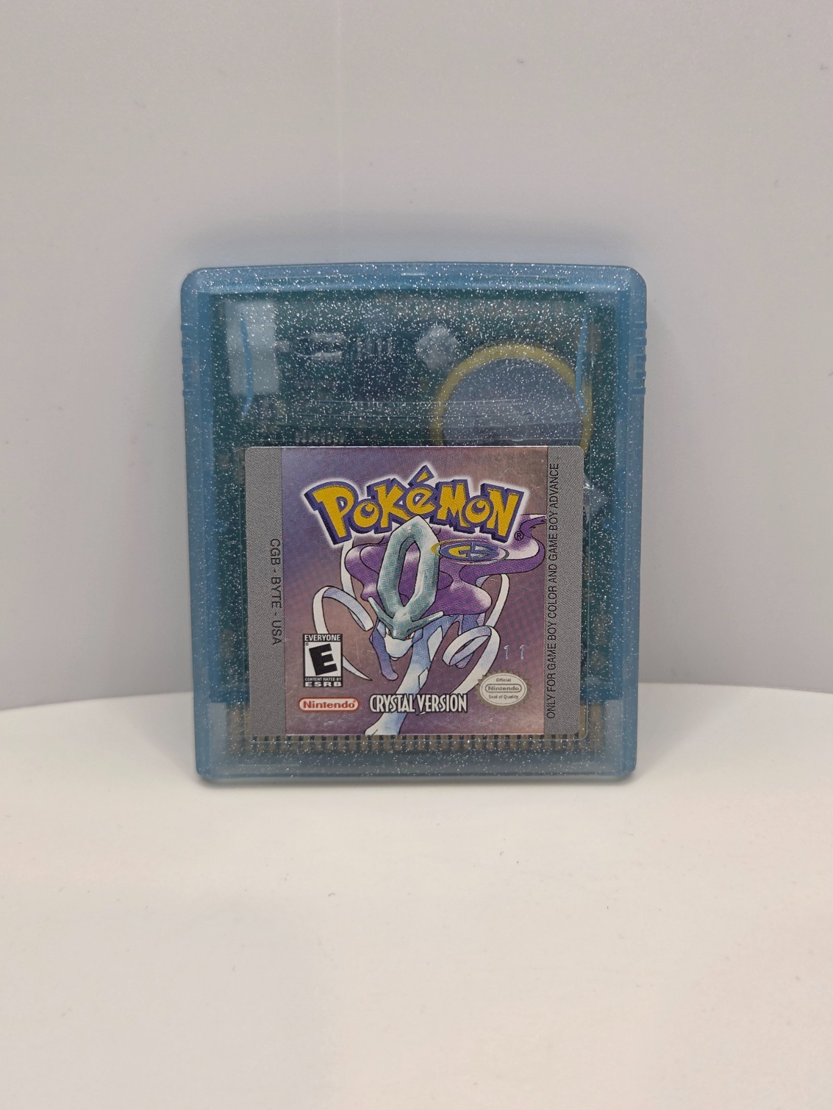 Pokemon Crystal Nintendo GameBoy Color GBC Authentic Tested Loose NEW BATTERY!