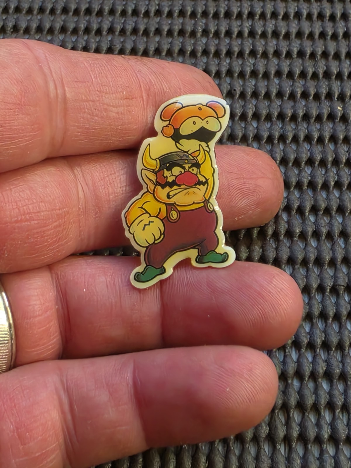 Vintage Nintendo Wario Land Pin Badge Nagasakiya Rare Retro NES Game Boy GB GBC