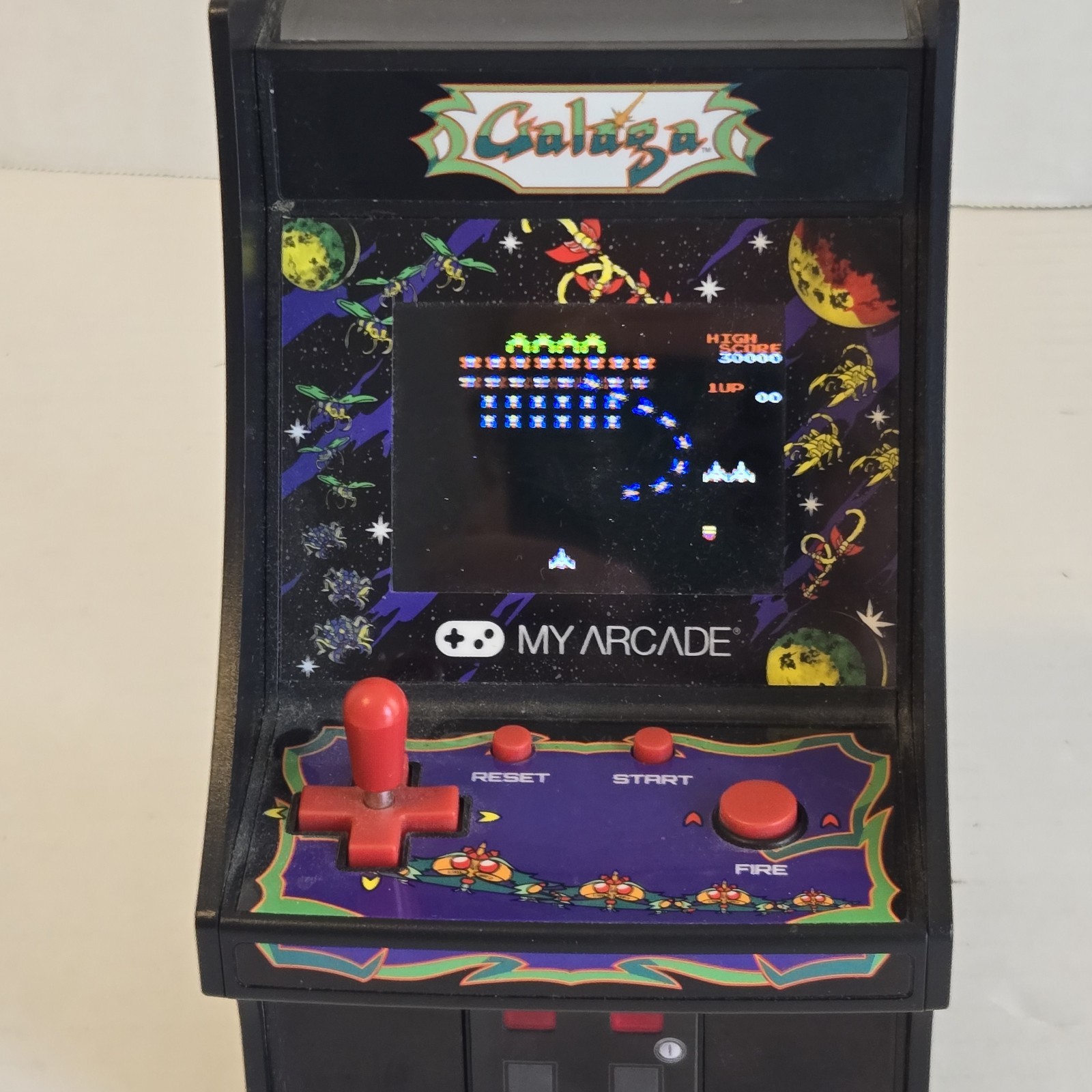 My Arcade Galaga Micro Player Mini Retro Arcade Machine Bandai Namco Tabletop