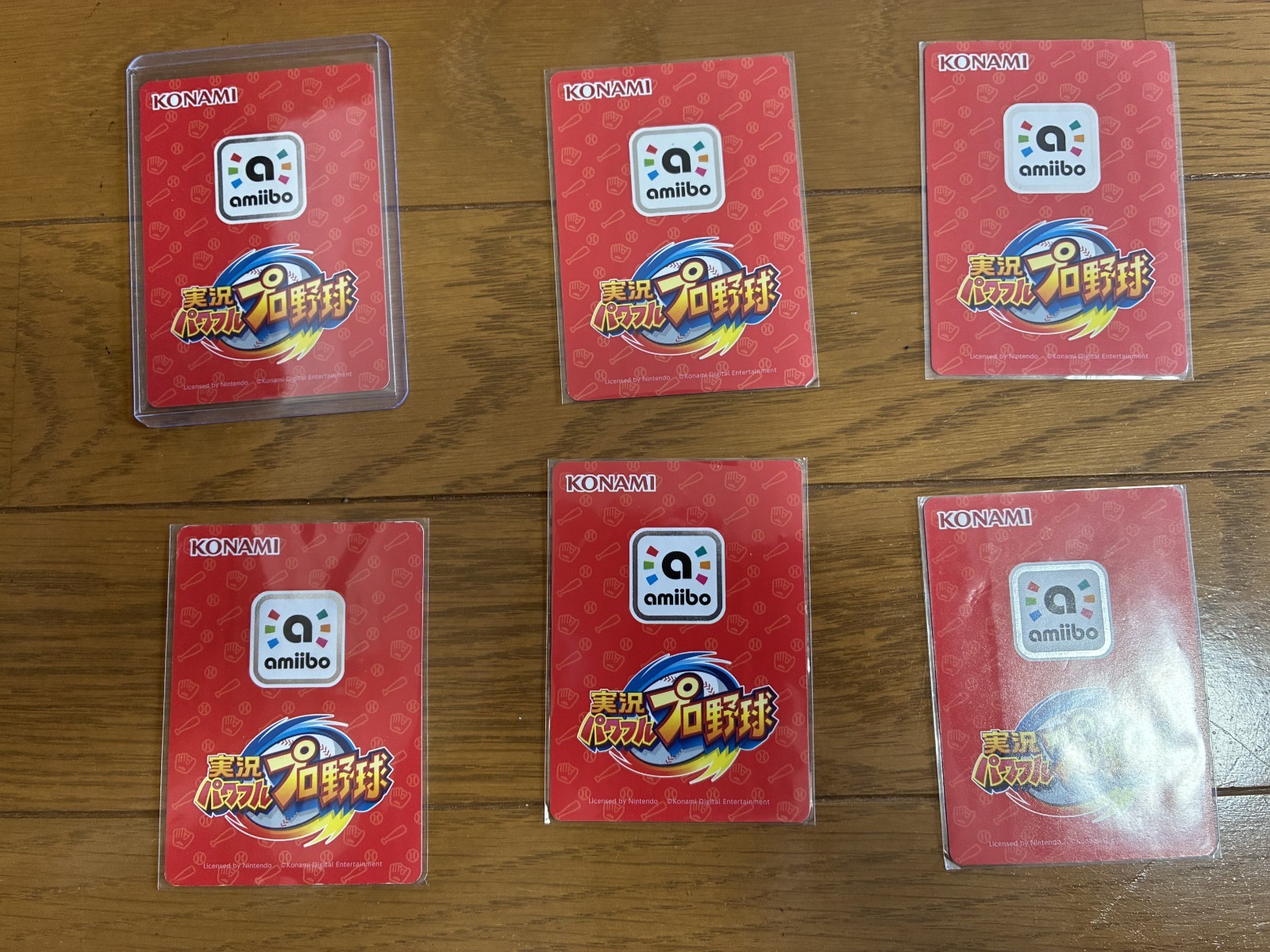 Amiibo Card for Nintendo Switch ” Power Pros ” – Full Set of 6 New from Japan JP