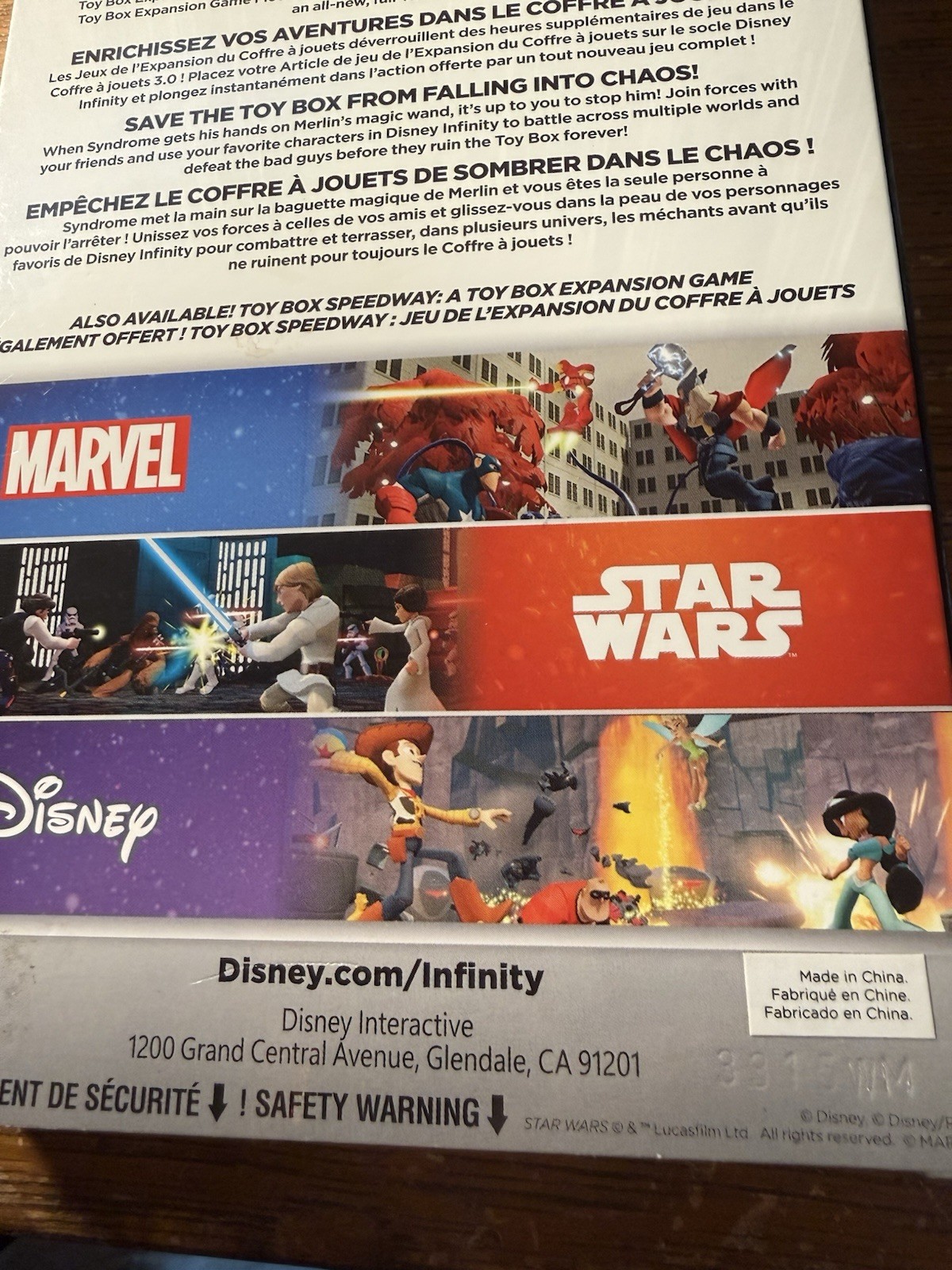 new Disney Infinity 3.0 Edition Toy Box Takeover Expansion Pack Star Wars Marvel