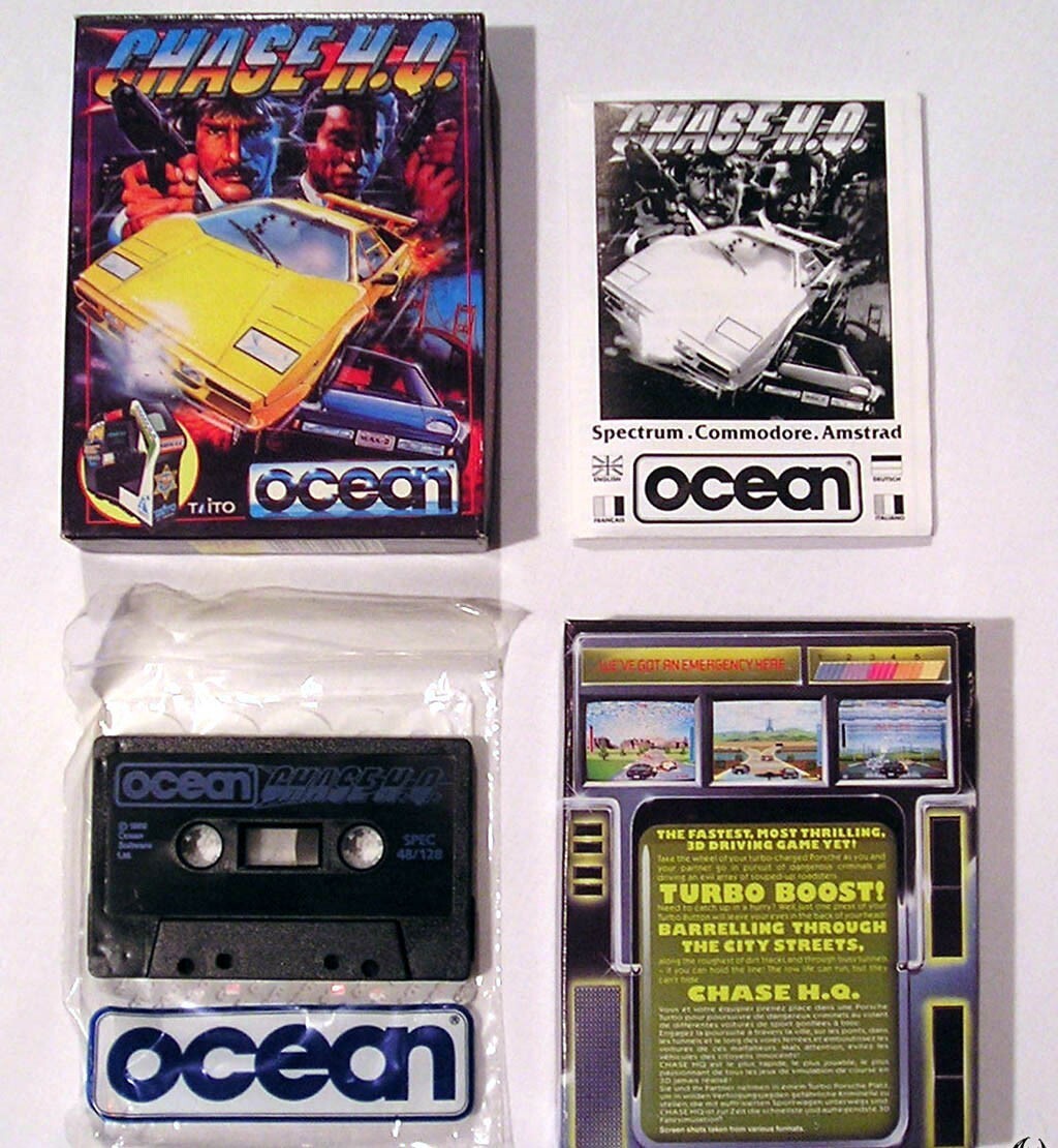 Sinclair ZX Spectrum 48K Game – CHASE HQ – Ocean – Tested & Working – Classic