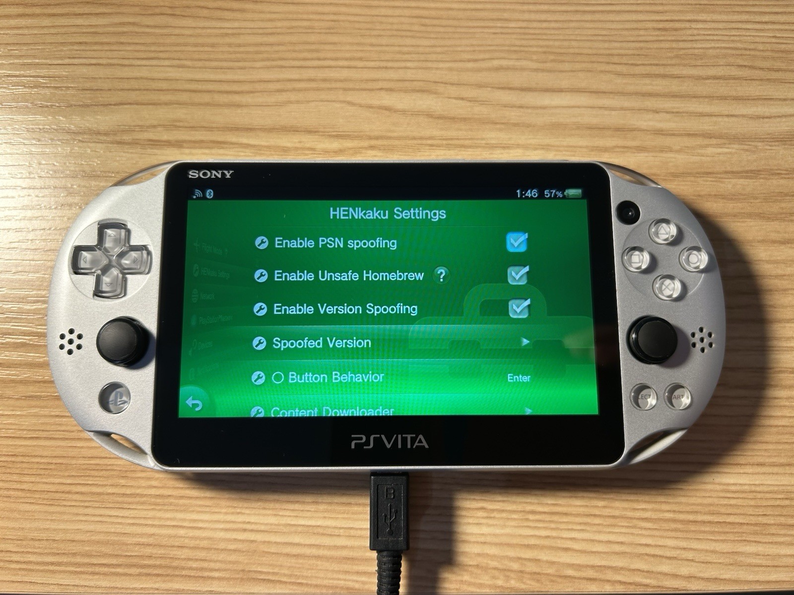 Silver Sony PS Vita PCH-2000 Region Free 8GB Handheld Bundle w/ Accessories