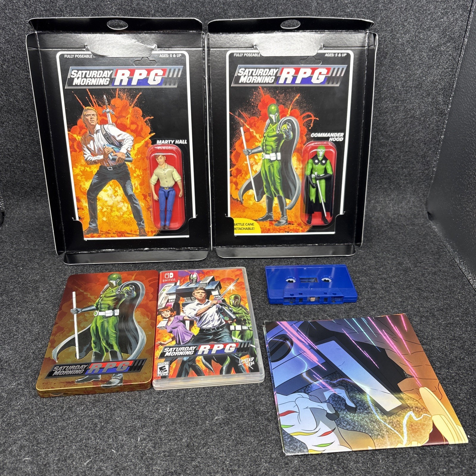 Saturday Morning RPG Collector’s Edition (Switch) – Box & Collectibles [No Game]
