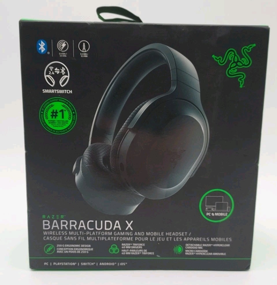 RAZER BARRACUDA X WIRELESS MULTI-PLATFORM GAMING AND MOBILE HEADSET (I1-A5)
