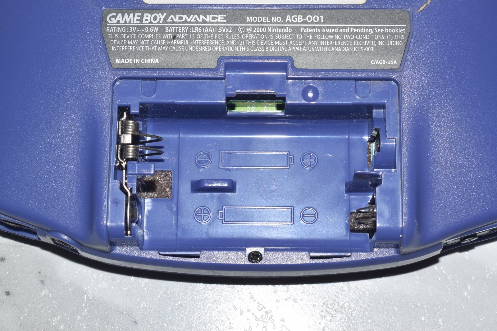 Nintendo Game Boy Advance GBA Console AGB-001 – Indigo Purple w/Original Box!