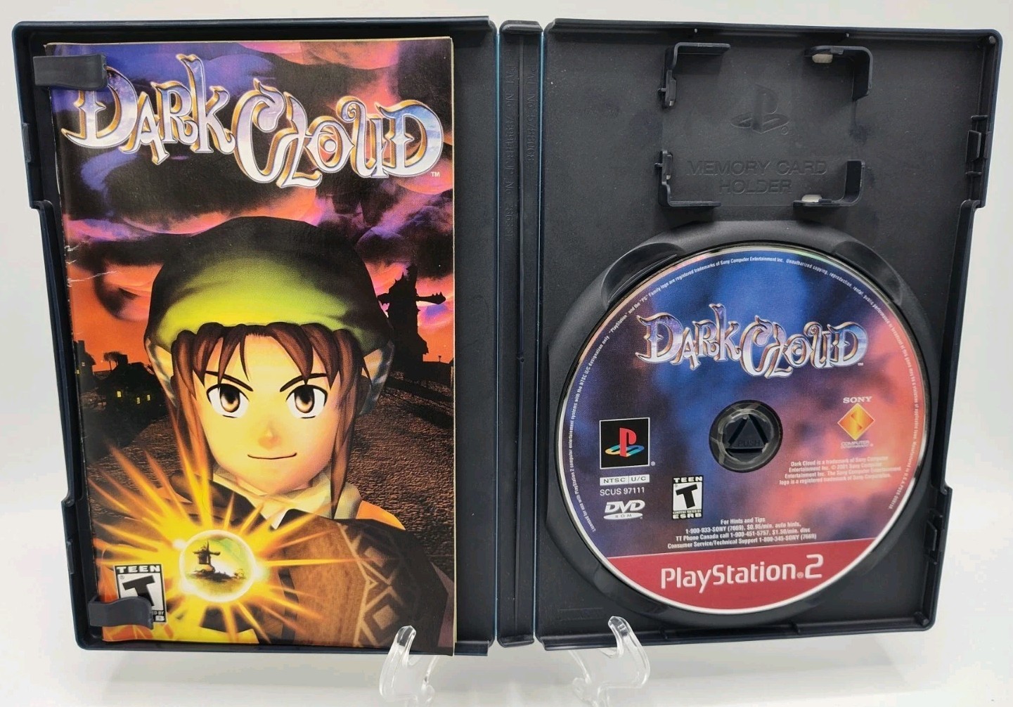 Dark Cloud (PlayStation 2 PS2, 2001) *CIB w/ Reg Card* Great Condition* Tested!