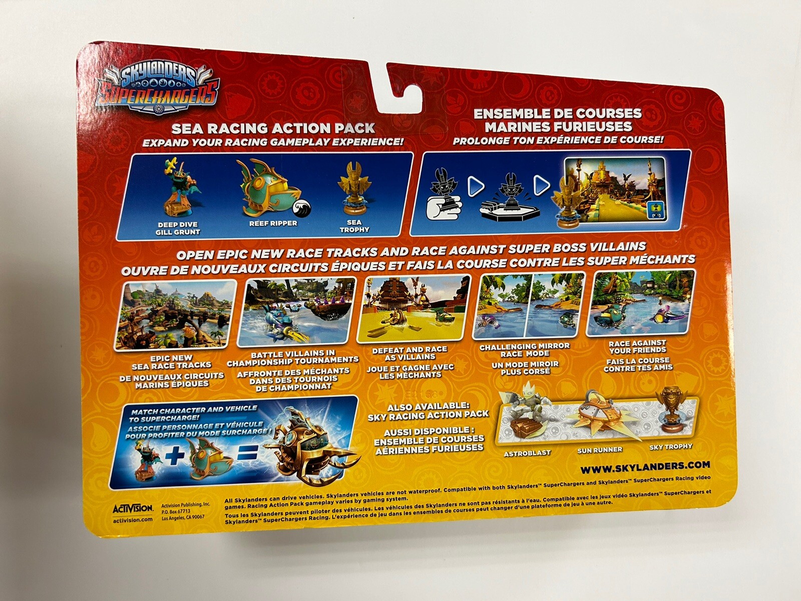 Skylanders Supercharger Sea Racing Action Pack Gill Grunt Sea Trophy (NEW)