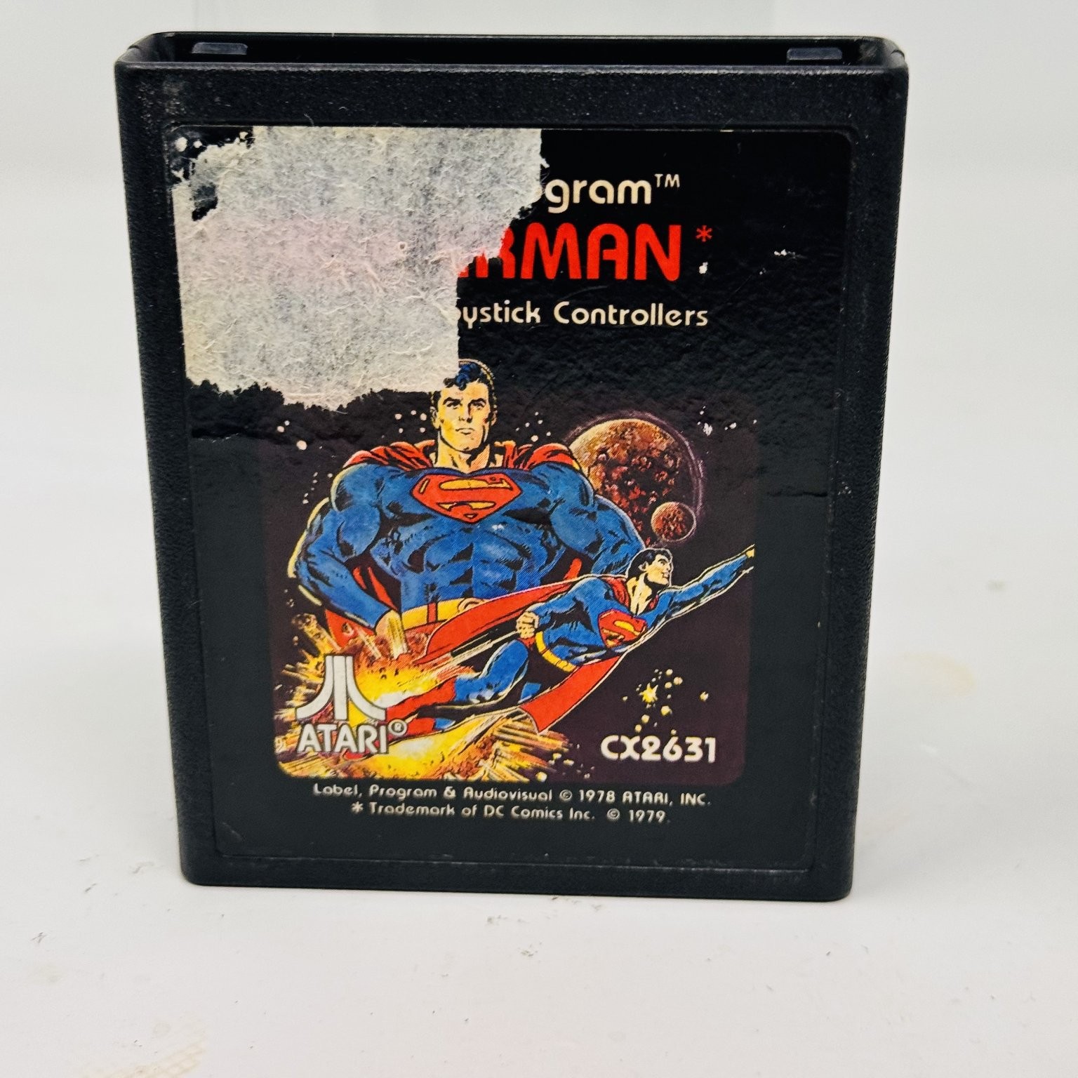 Superman Atari 2600 Video Game DC Comics Classic Cartridge