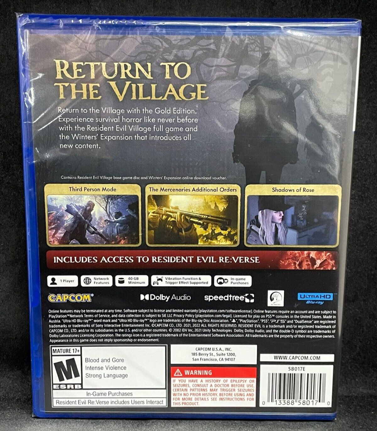Resident Evil VIII (8) Village Gold Edition (PS5/Playstation 5) BRAND NEW