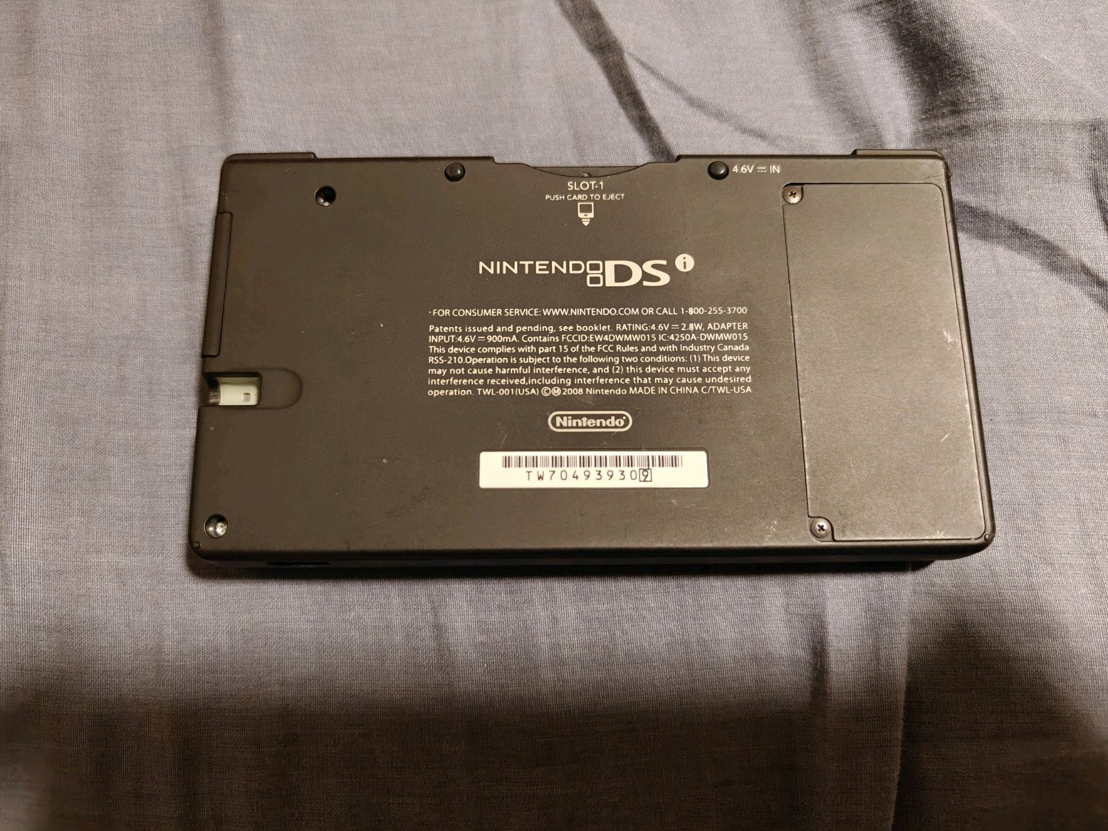Nintendo DSI DS Handheld Console Black Tested Working