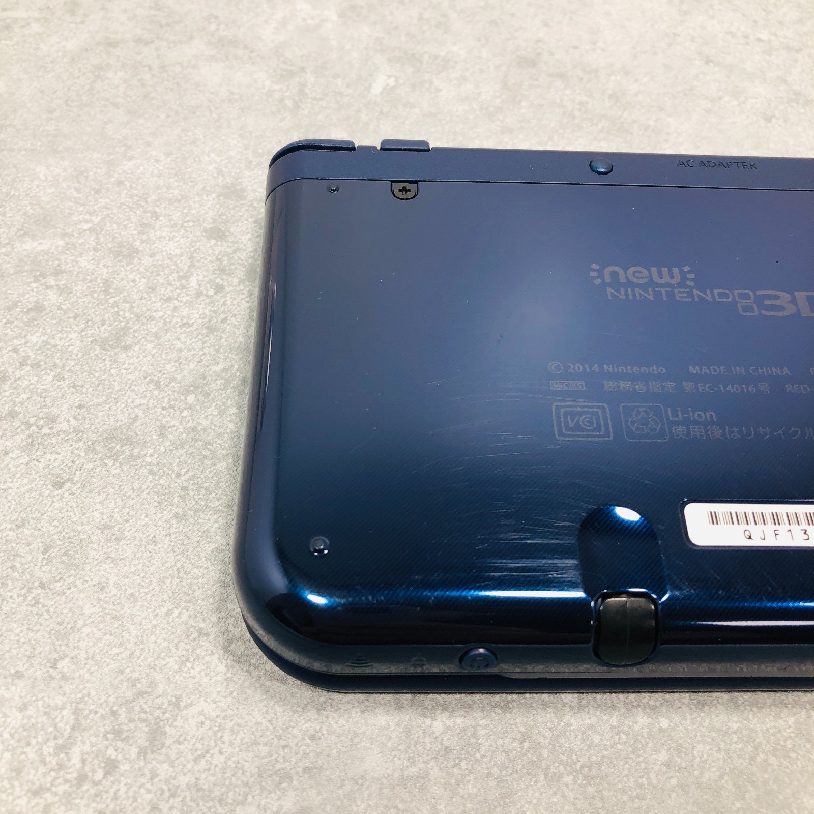 [EX+5] New Nintendo 3DS LL XL Metallic Blue Japan Tested NTSC-J 26-06-108