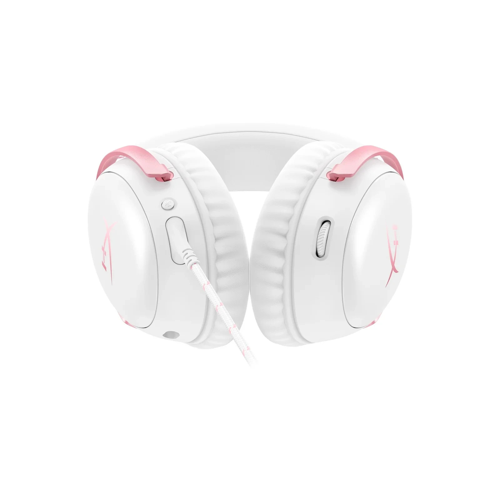 HyperX Cloud III Wired Gaming Headset For PC/PlayStation 4/5/Switch (White-Pink)