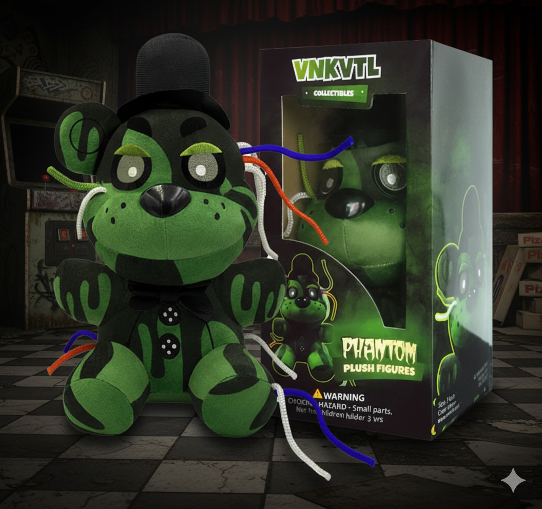 five nights at freddys plush, Phantom Freddy Plush, Toy Plush for All, 5″figure