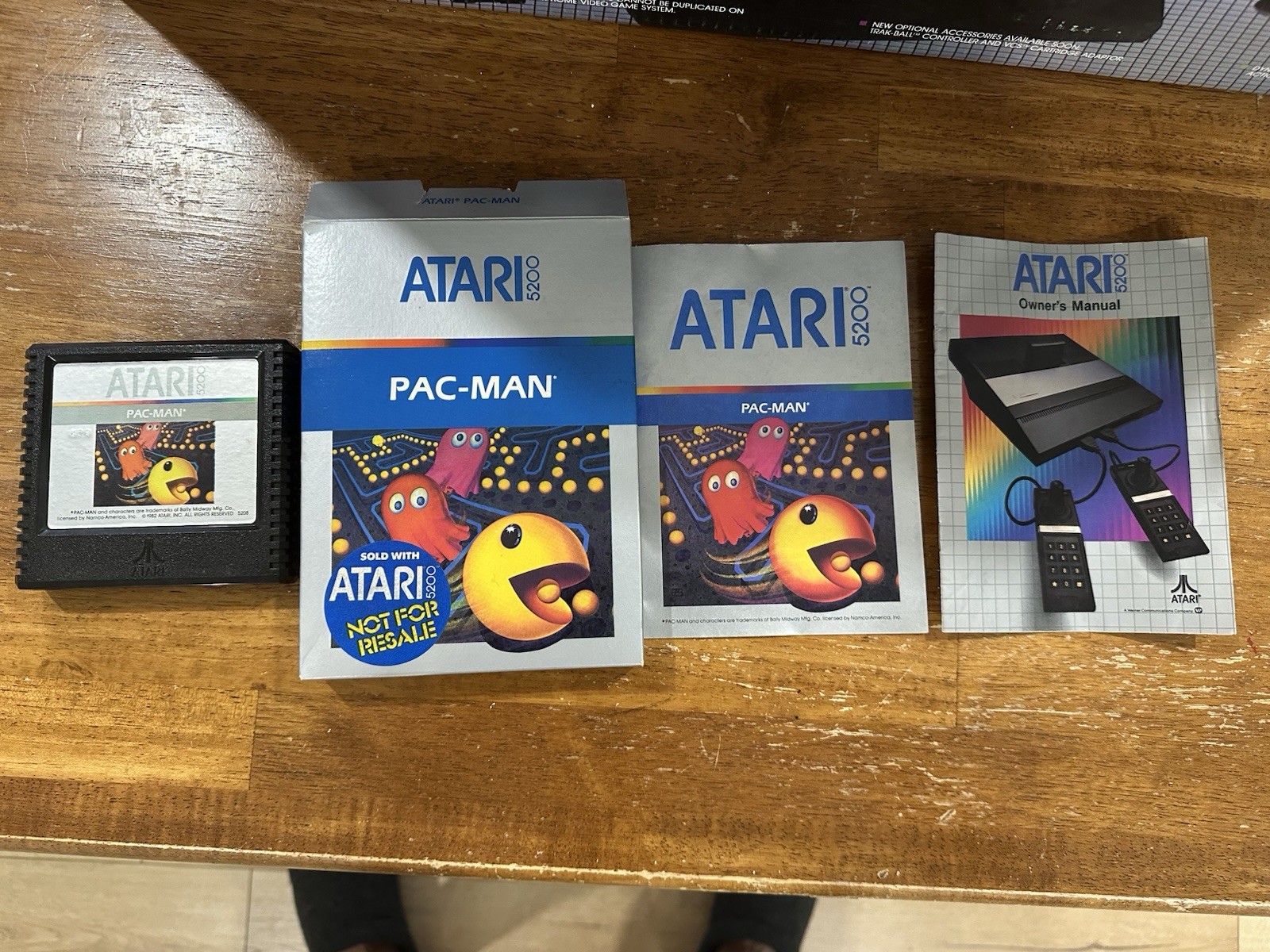 Atari 5200 console in Box with manual & original Pac-Man TESTED Great Condition