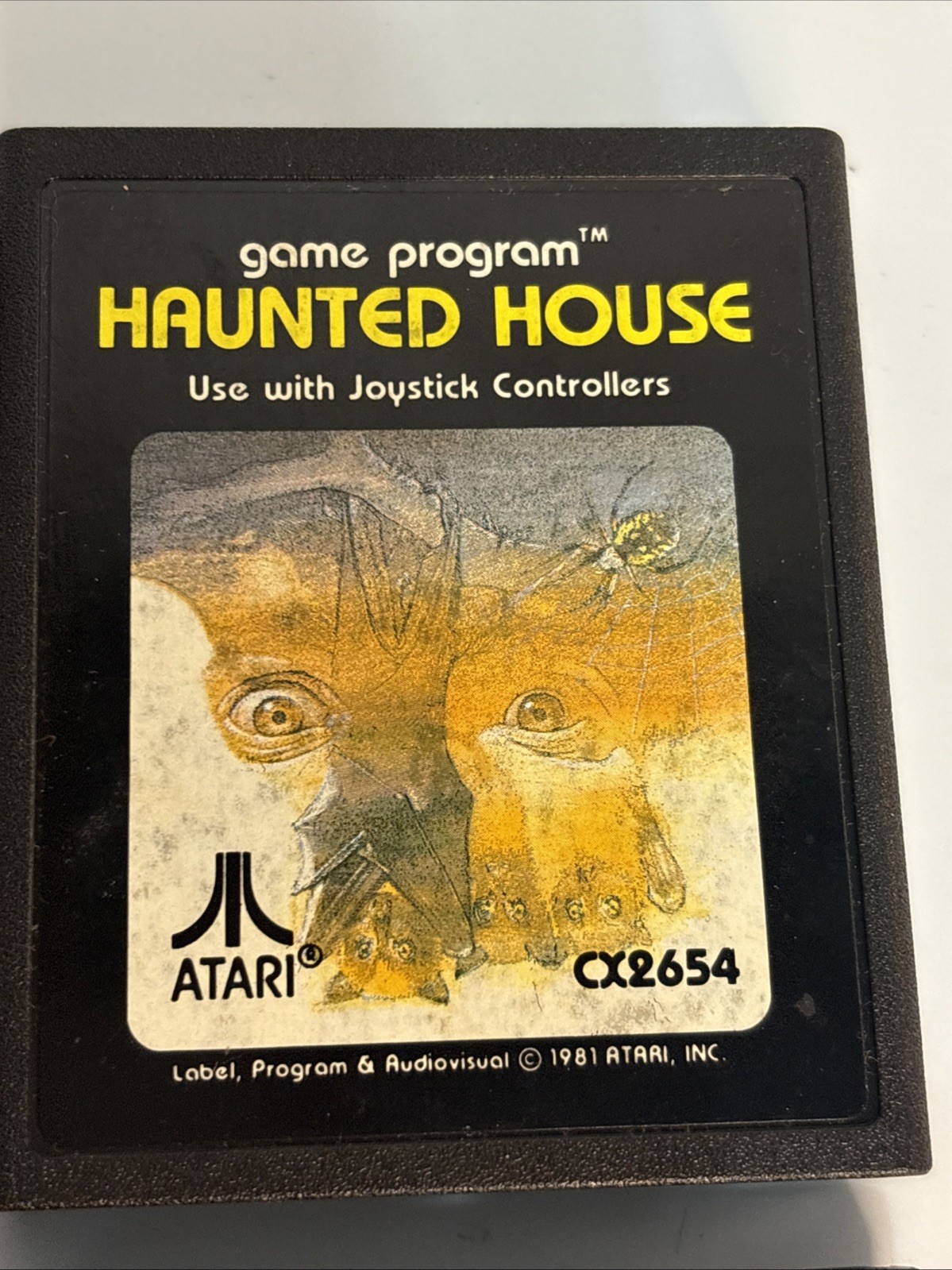 Atari 2600 Game Lot Space Invaders Raiders Lost Ark Haunted House Kangaroo