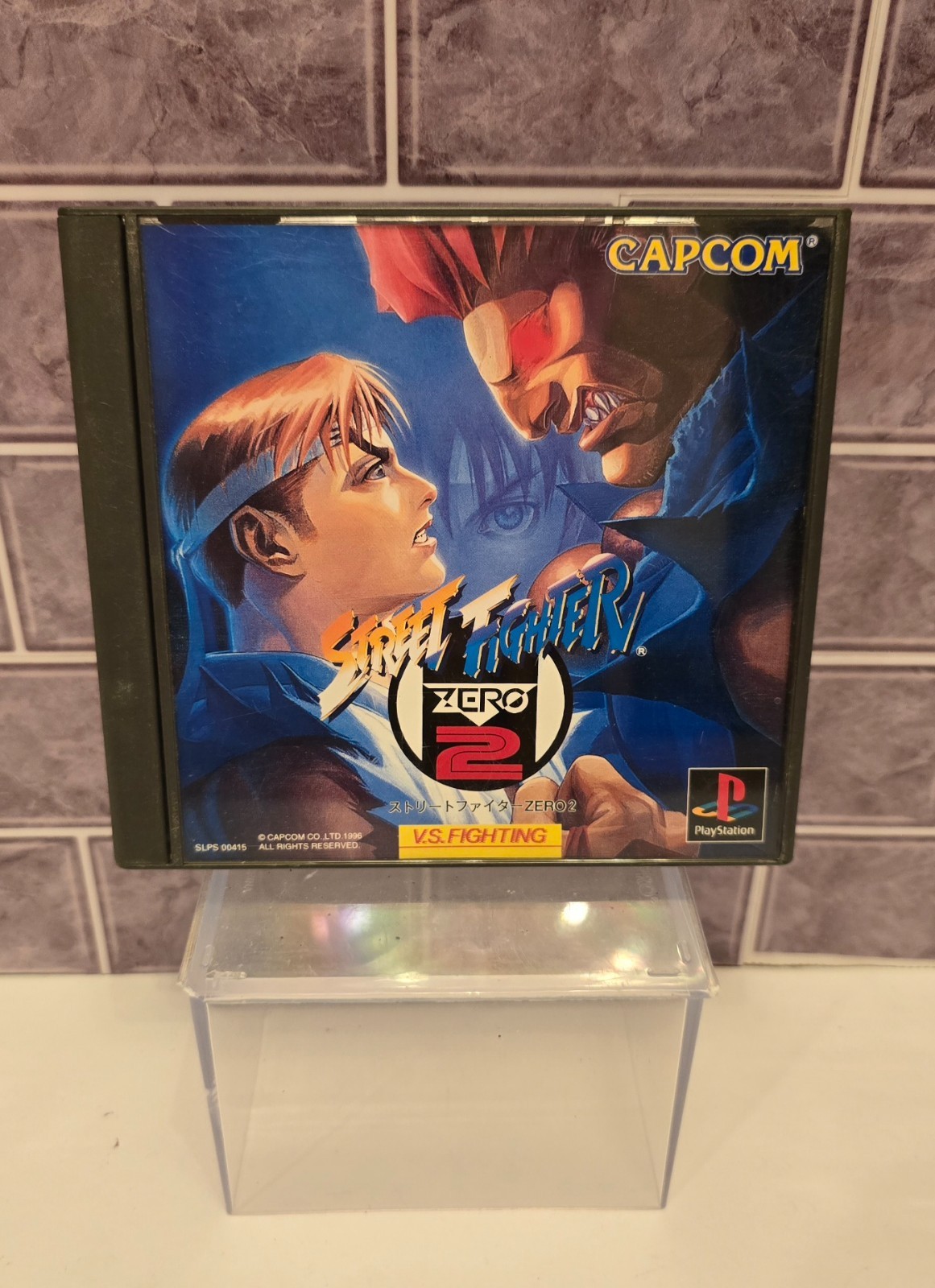 Sony PlayStation 1 Street Fighter Zero 2 Japan Versions CIB *Untested*