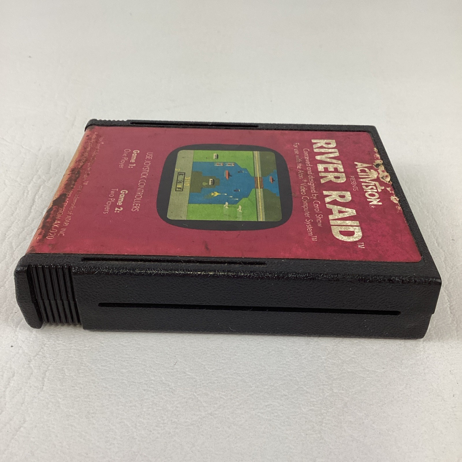 Atari 2600 Activision River Raid Video Game Cartridge Vintage Retro 80s TESTED