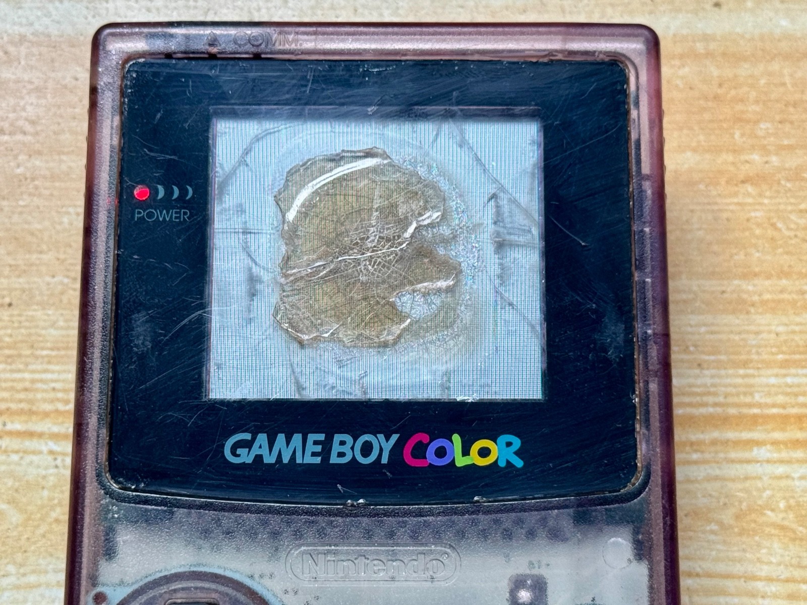 Nintendo Gameboy Color CGB-001 Atomic Translucent Purple Handheld System Console