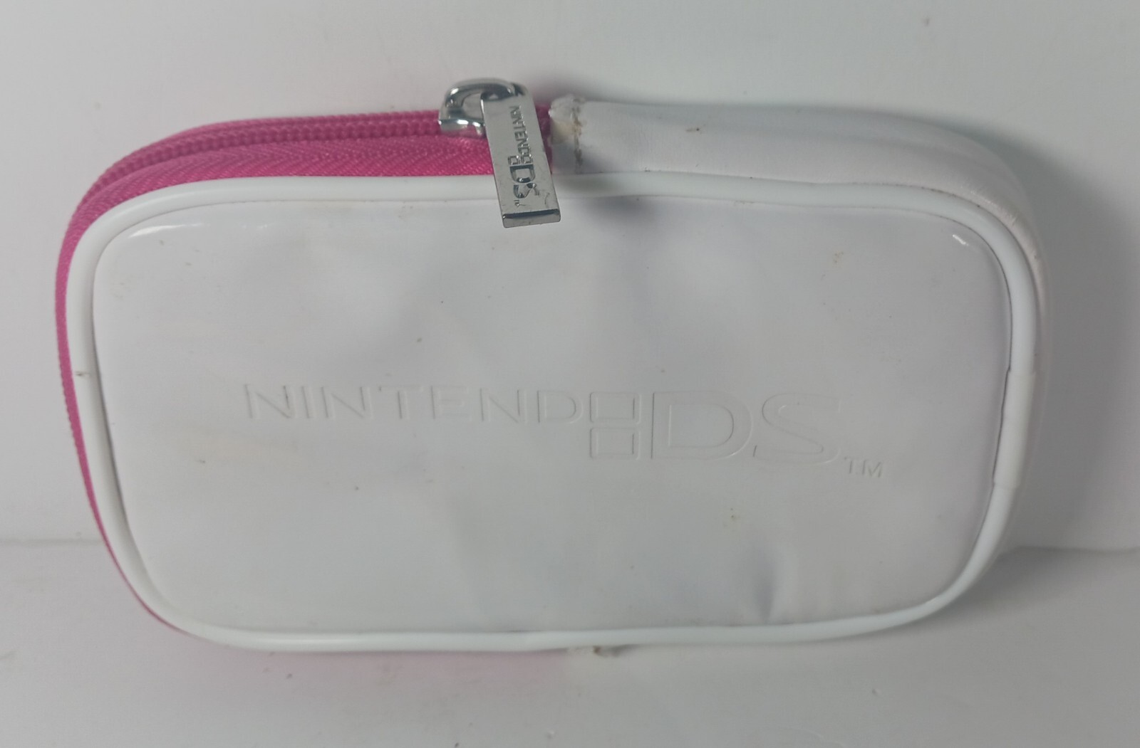 Vintage Rare Nintendo DS Lite Carrying Case White, Orange & Pink Blue Used