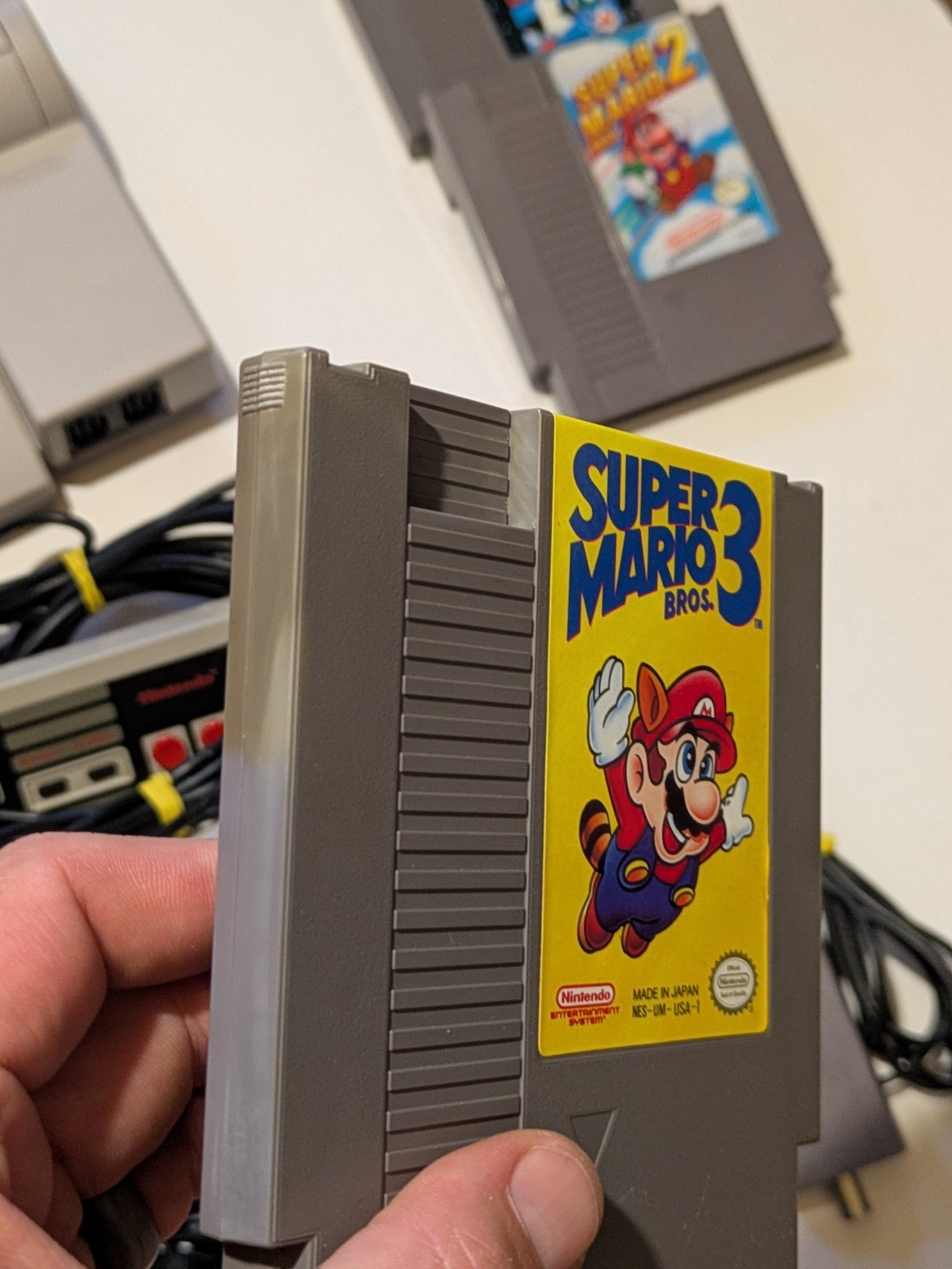 Nintendo NES-101 TOP LOADER Bundle & Super Mario 1, 2 & 3 *Everything Tested*