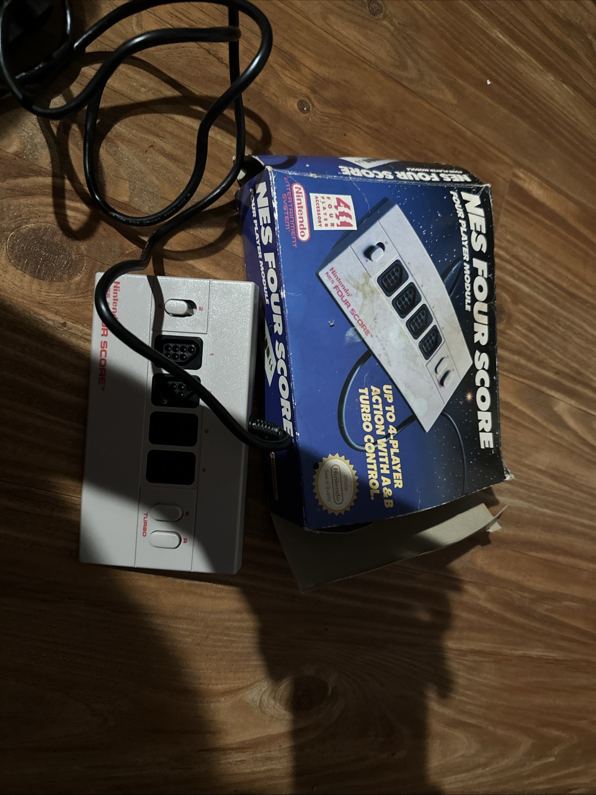 Nintendo Nes 4 Score Module – Gray With Manual & Stickers & Poster