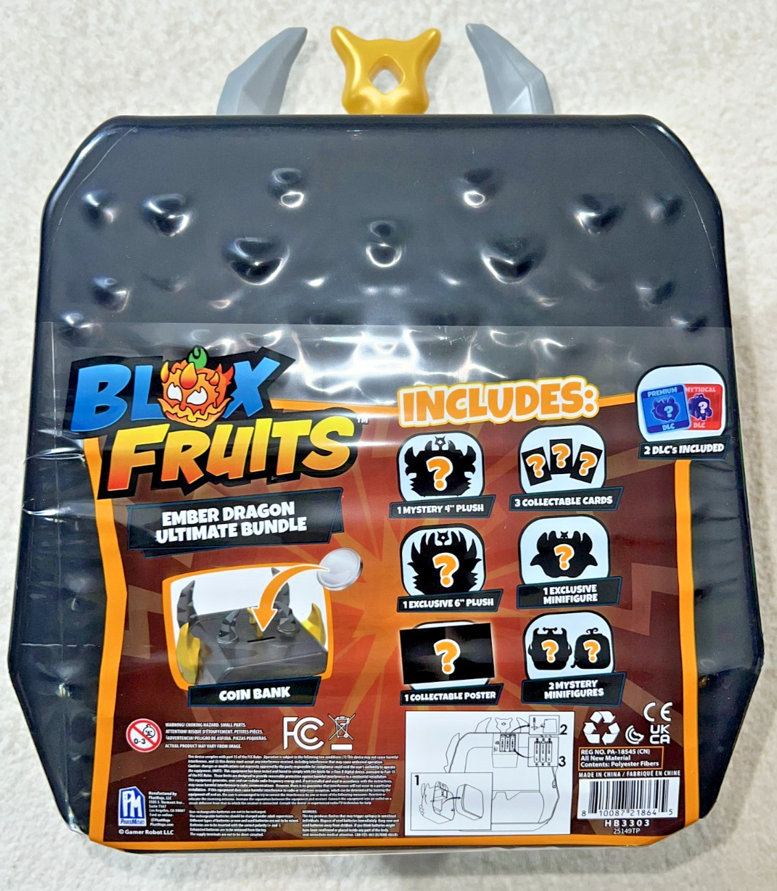 BLOX FRUITS EMBER DRAGON ULTIMATE BUNDLE INCLUDES 12 ITEMS + DLC CODES **NEW**