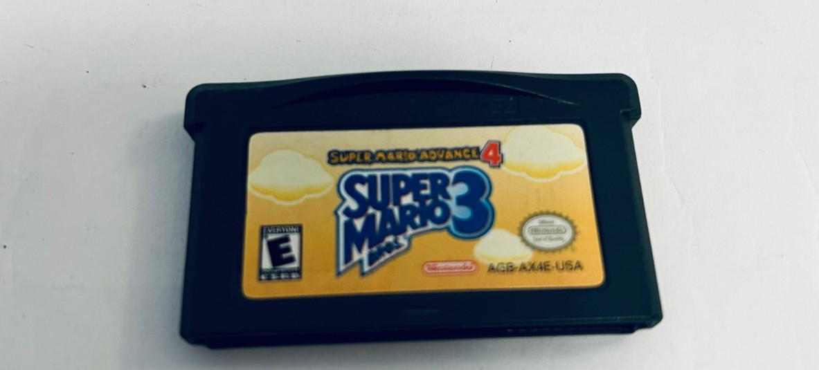 Super Mario Advance 4: Super Mario Bros. 3 (GBA 2003) CIB Complete Saves Tested
