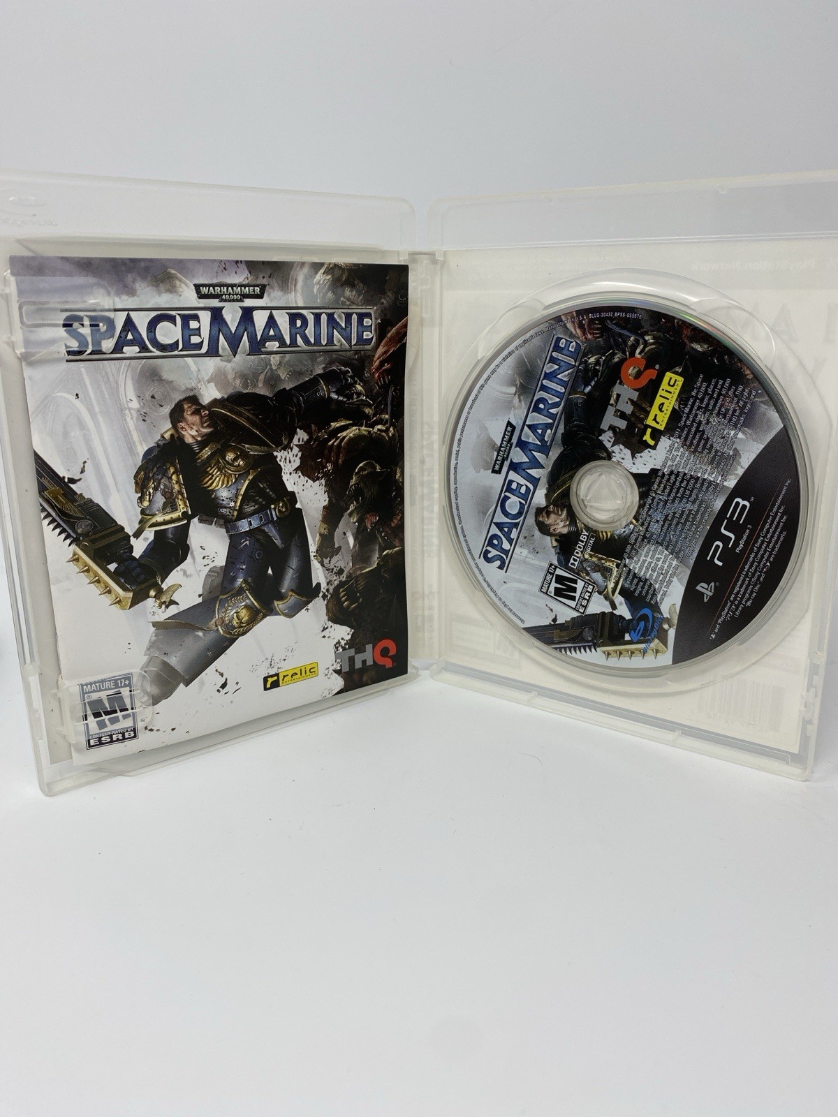 Warhammer 40,000: Space Marine (Sony PS3, PlayStation 3) Complete w/ Manual