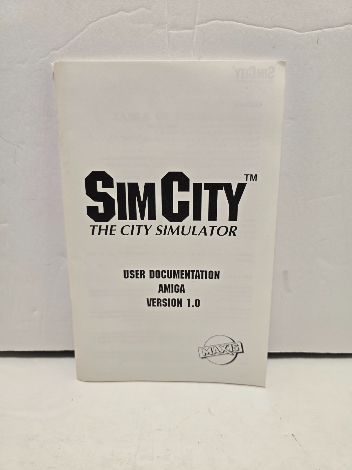 SimCity The City Simulator w/ Manual & Inserts 3.5″ Commodore Amiga