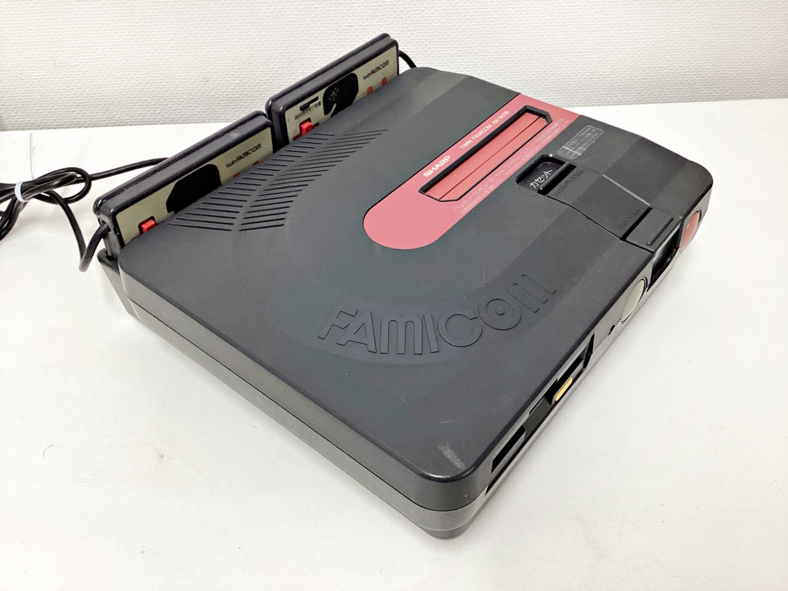 Sharp Twin Famicom AN-500B Black New Belt/tuning 985 Japan DHL 1 week to USA
