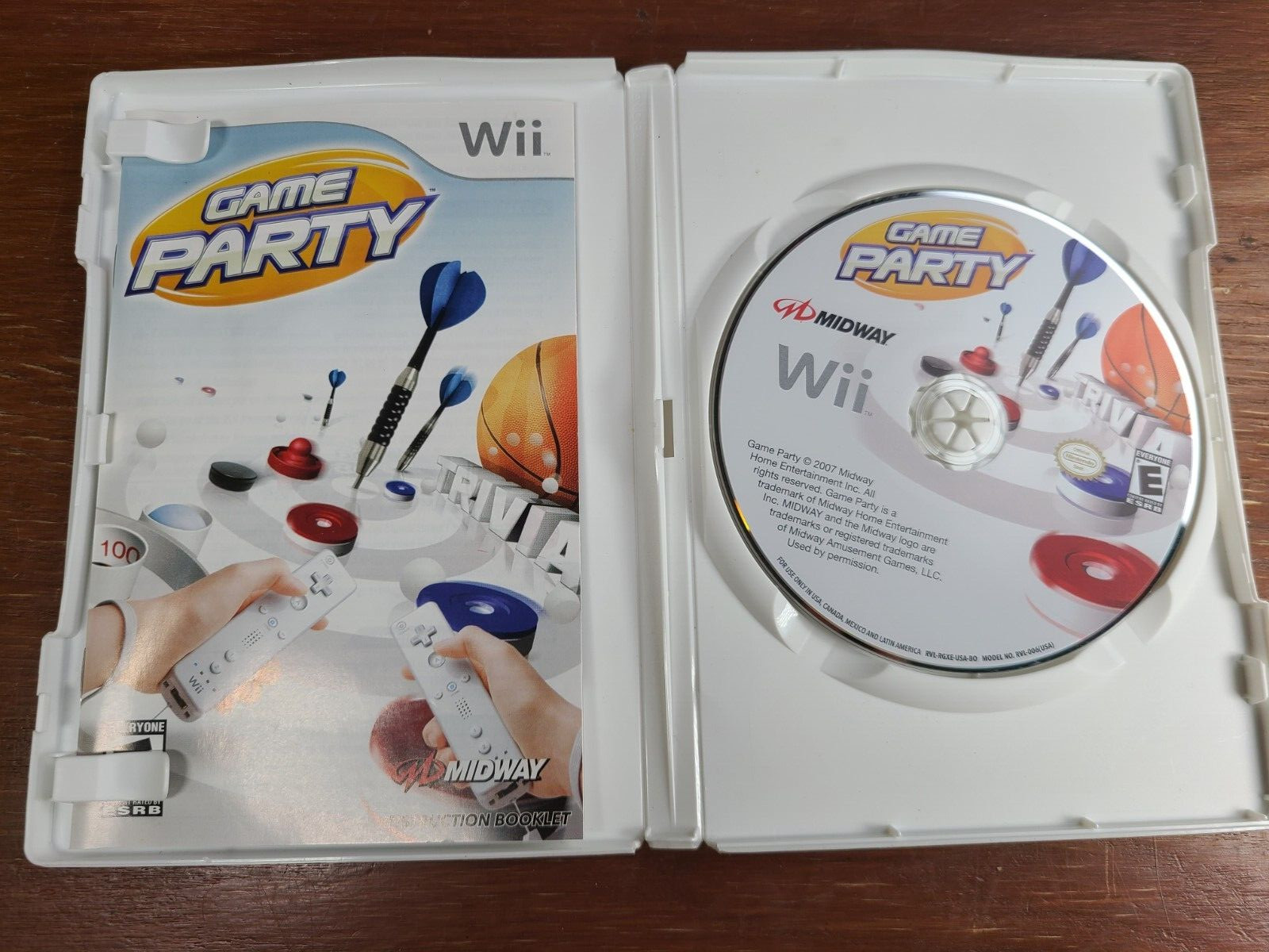Game Party 1 (Nintendo Wii, 2007) Complete w/ Manual CIB Tested + Working