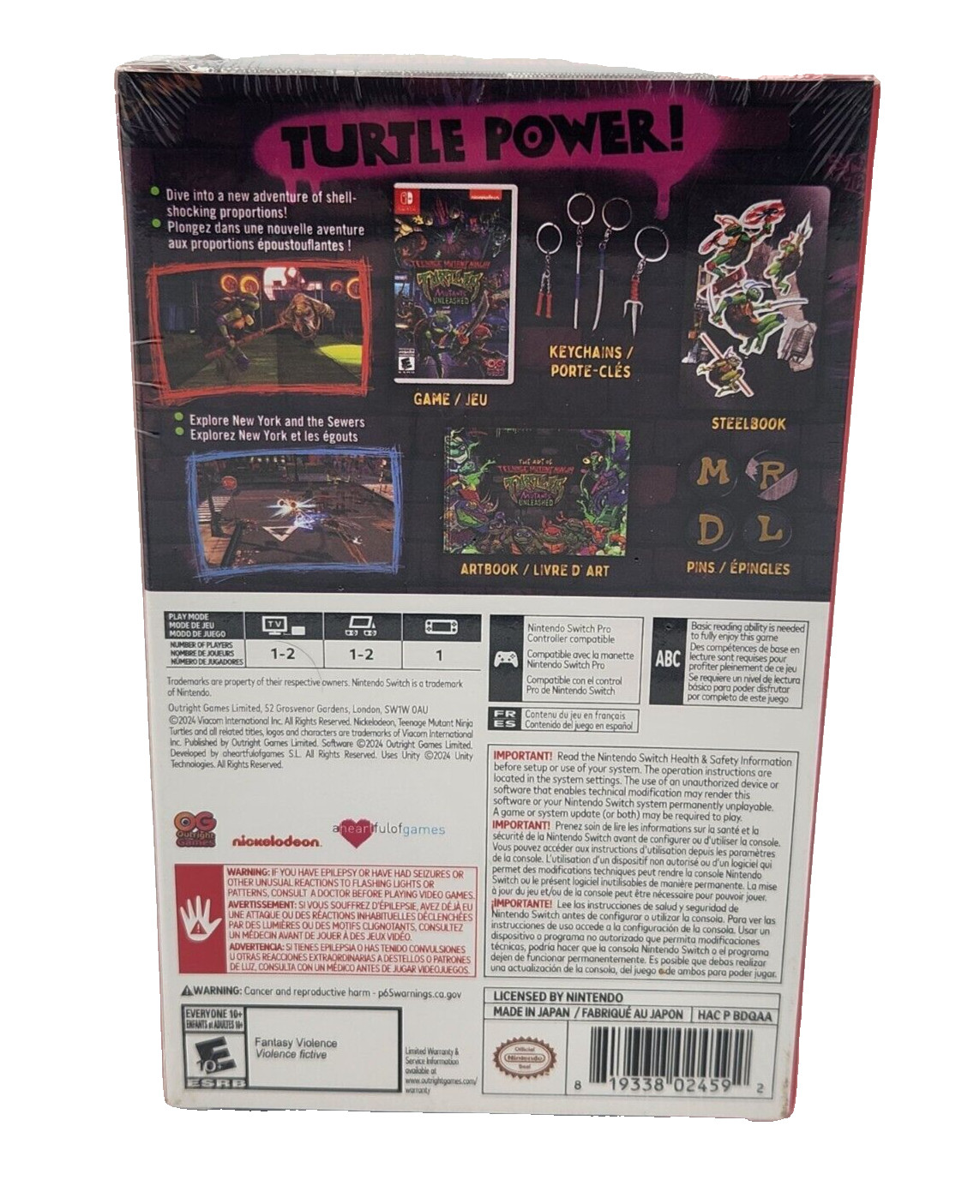 Teenage Mutant Ninja Turtles: Mutants Unleashed Deluxe Edition Nintendo Switch