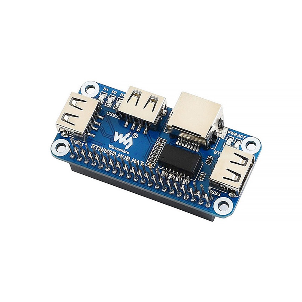 Ethernet USB 2.0/1.1 RJ45 HUB HAT Board Kit For Raspberry Pi Zero/Zero W/Zero WH