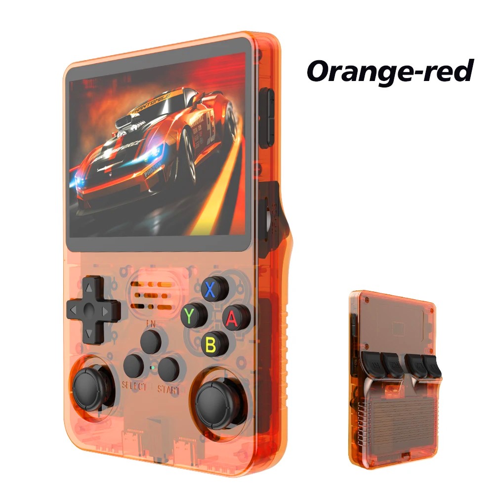128GB R36S Retro Handheld Video Game Console 3.5 Inch IPS Screen