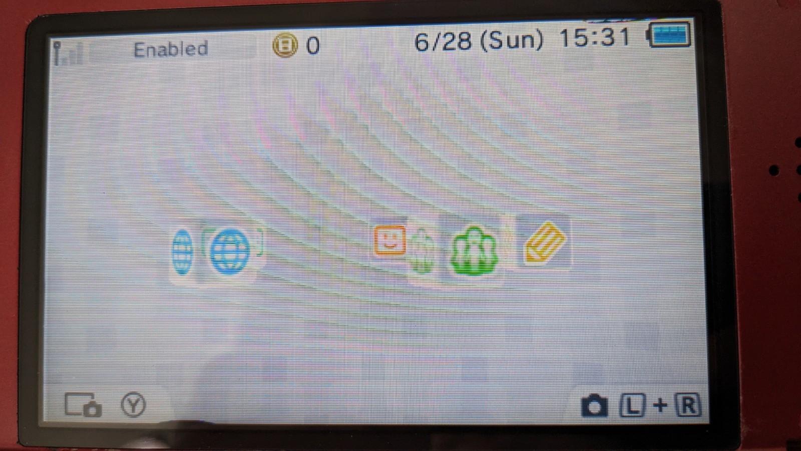 Nintendo New 3DS XL Red – Used w/ Charger – Read