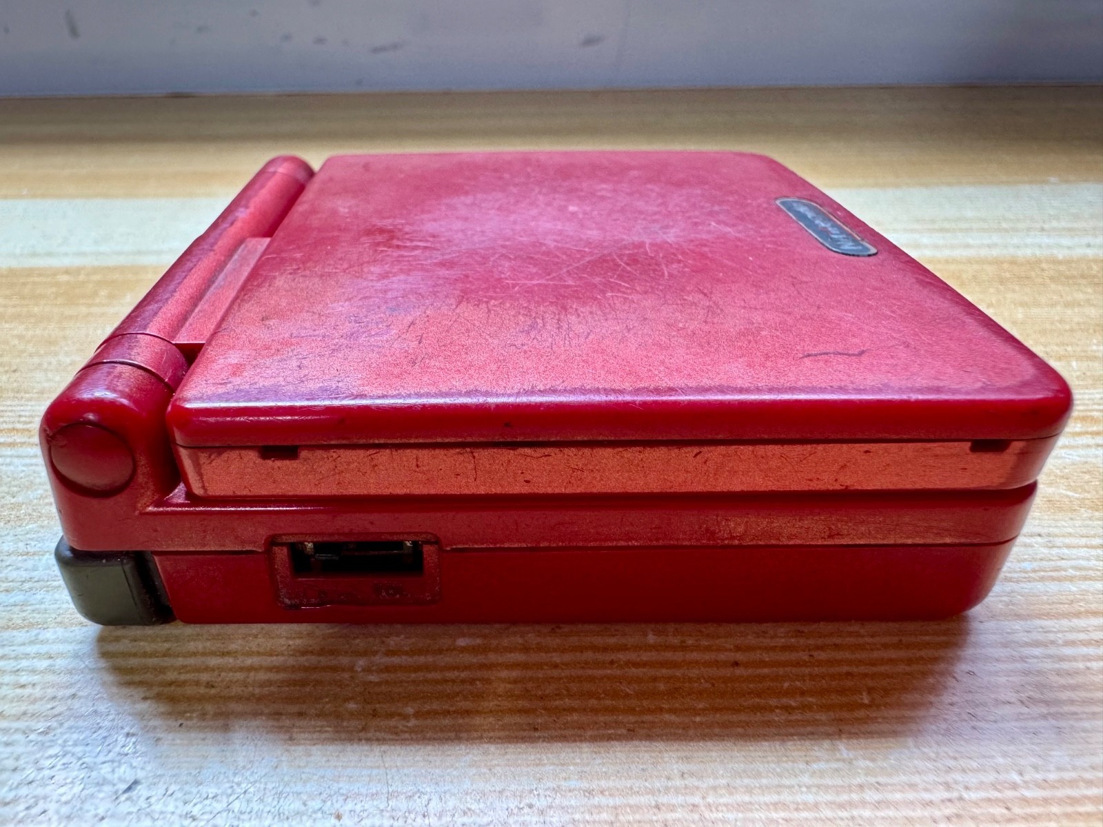 Nintendo Gameboy Advance SP AGS101 Flame Crimson Red Handheld System Console