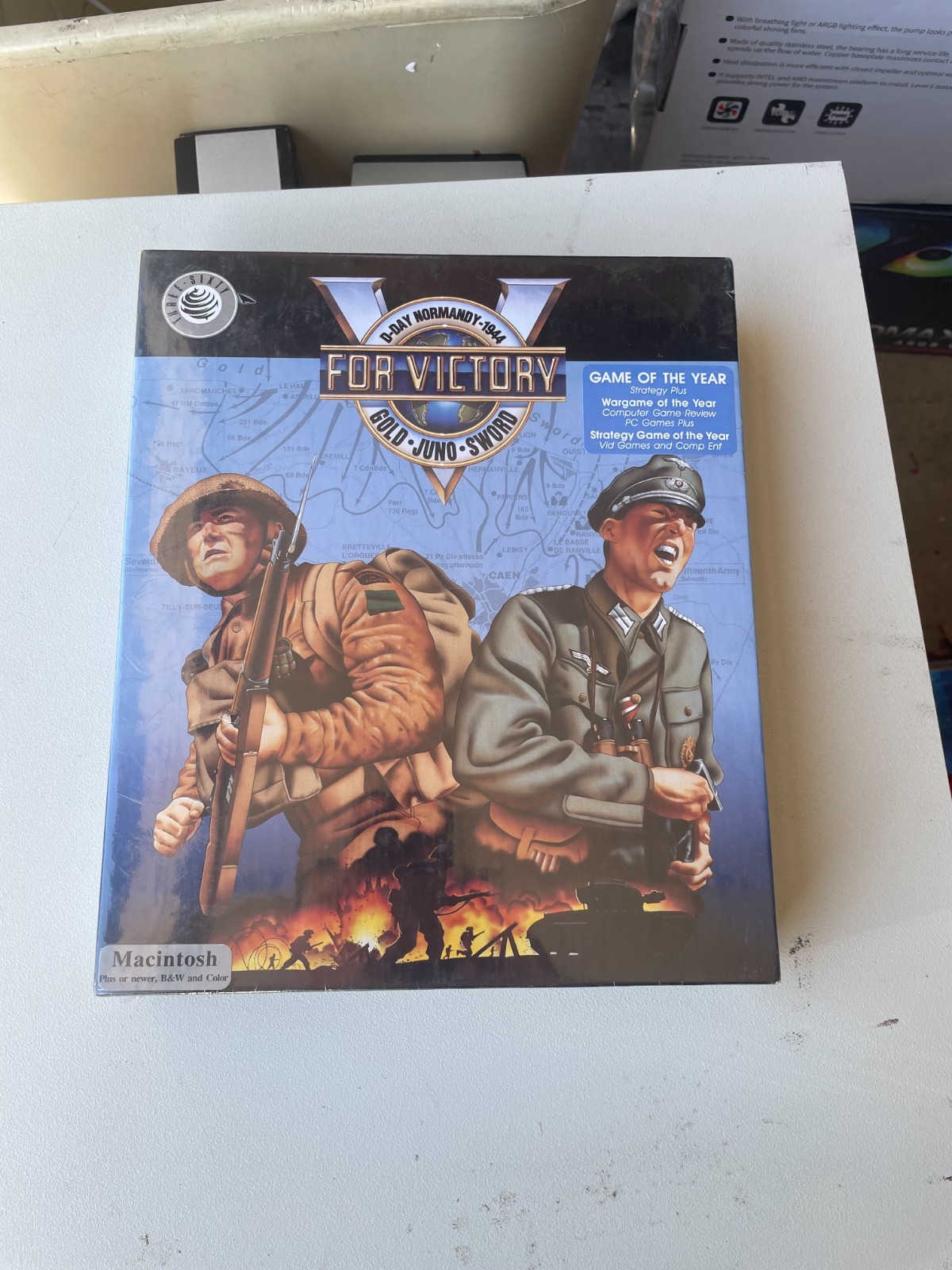 V for Victory: Gold-Juno-Sword for Macintosh Big Box SEALED