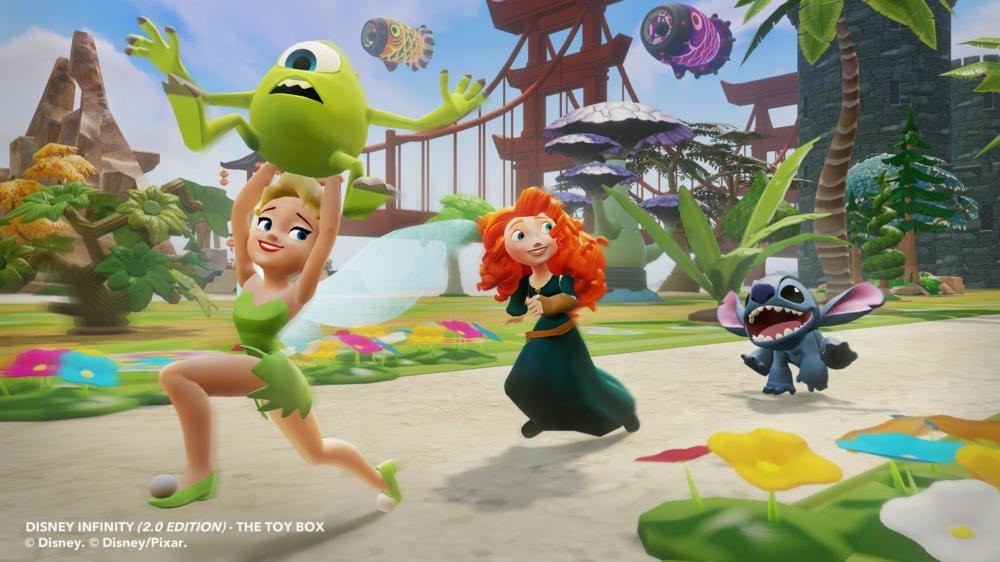 PS3 Disney Infinity 2.0 Toy Box Starter Pack PlayStation3 Disney Stitch&Merida