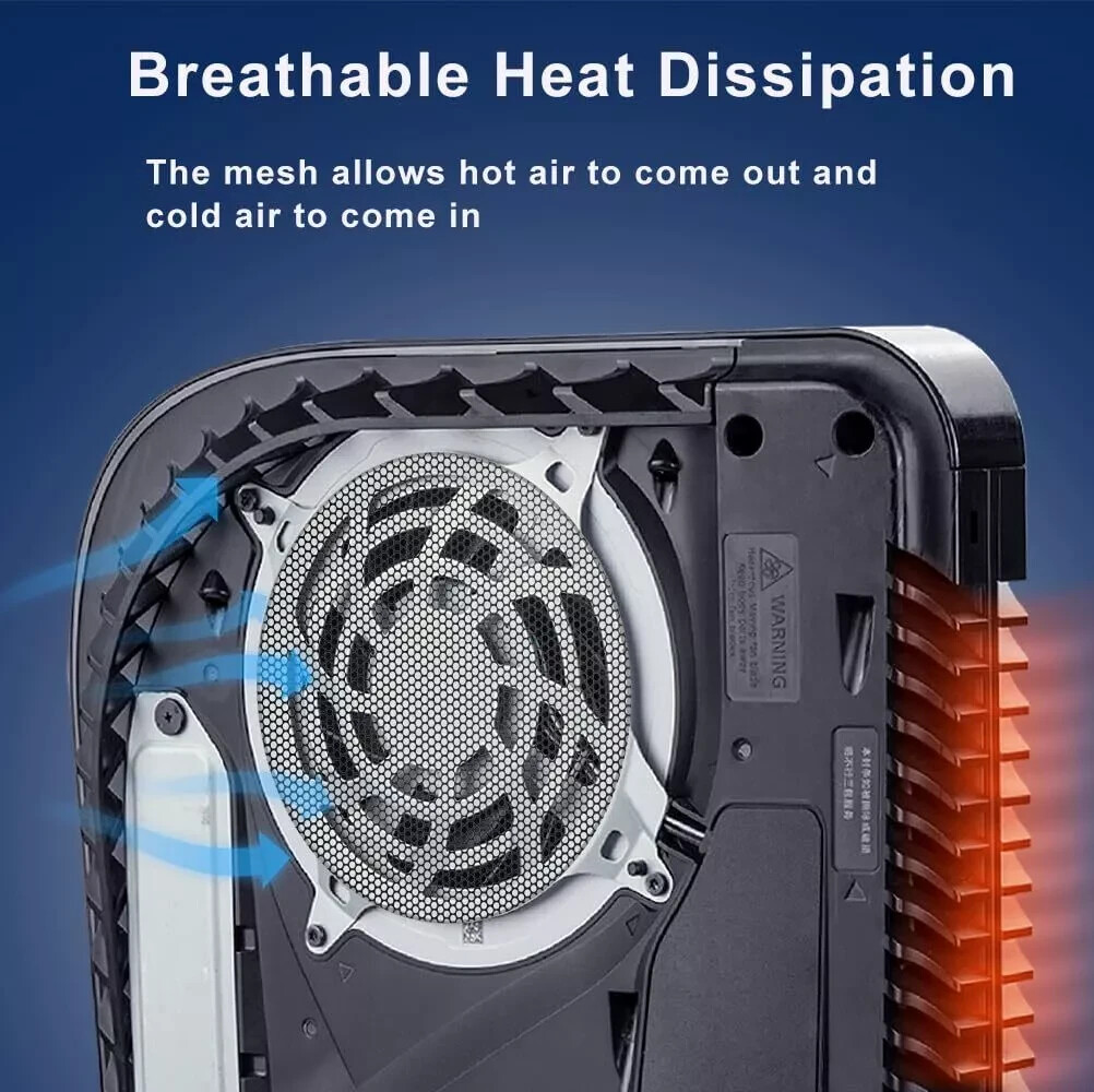 1 Pack Dust Filter for PS5 Heatsink Fan Dust Cover with Cooling Vents for PS5…