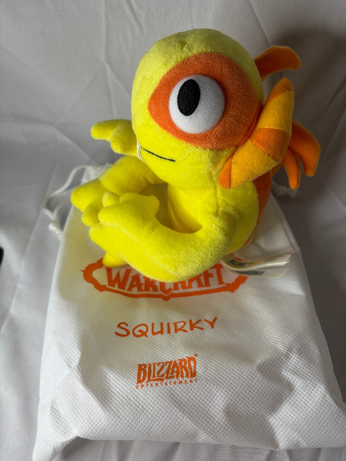 World of Warcraft – Squirky Murloc – Yellow Plush – With Bag & Tag